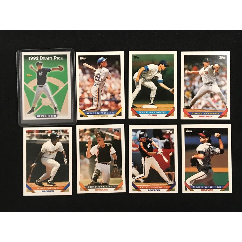 1993 Topps Baseball Complete Set Jeter Rc (1 of 2)