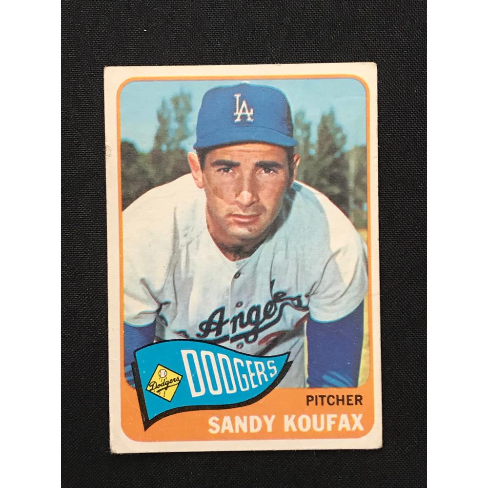 1965 Topps Sandy Koufax Card (1 of 2)