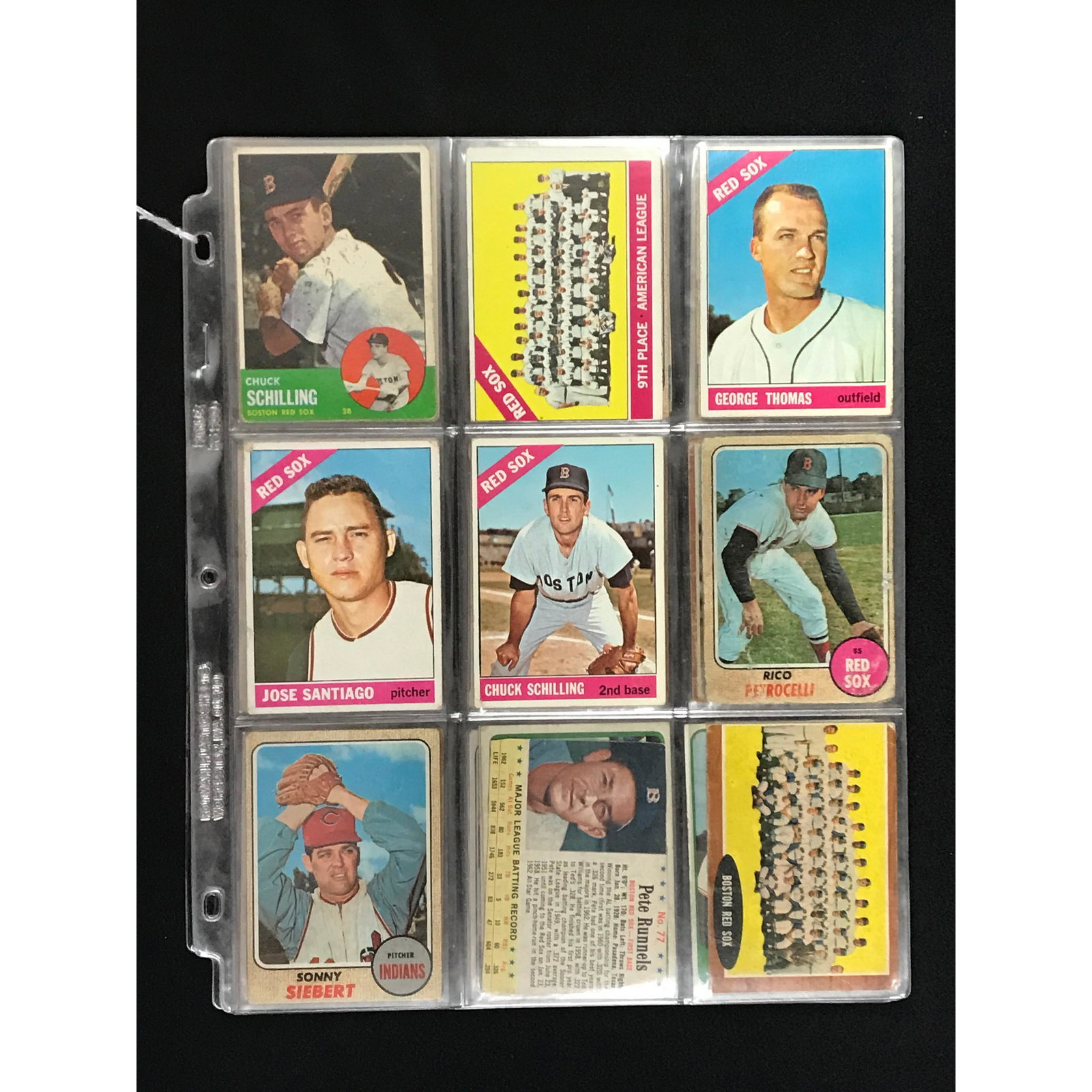 37 Vintage Boston Red Sox Cards (1 of 10)