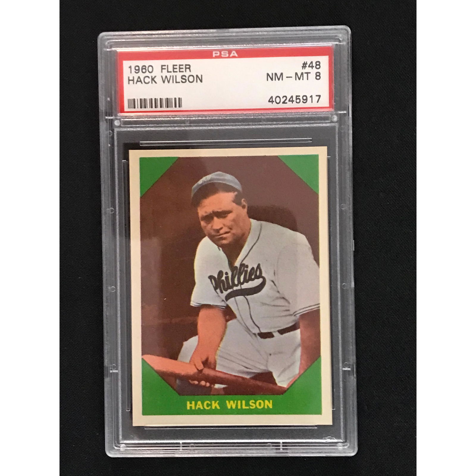 1960 Fleer Hack Wilson Psa 8 (1 of 2)