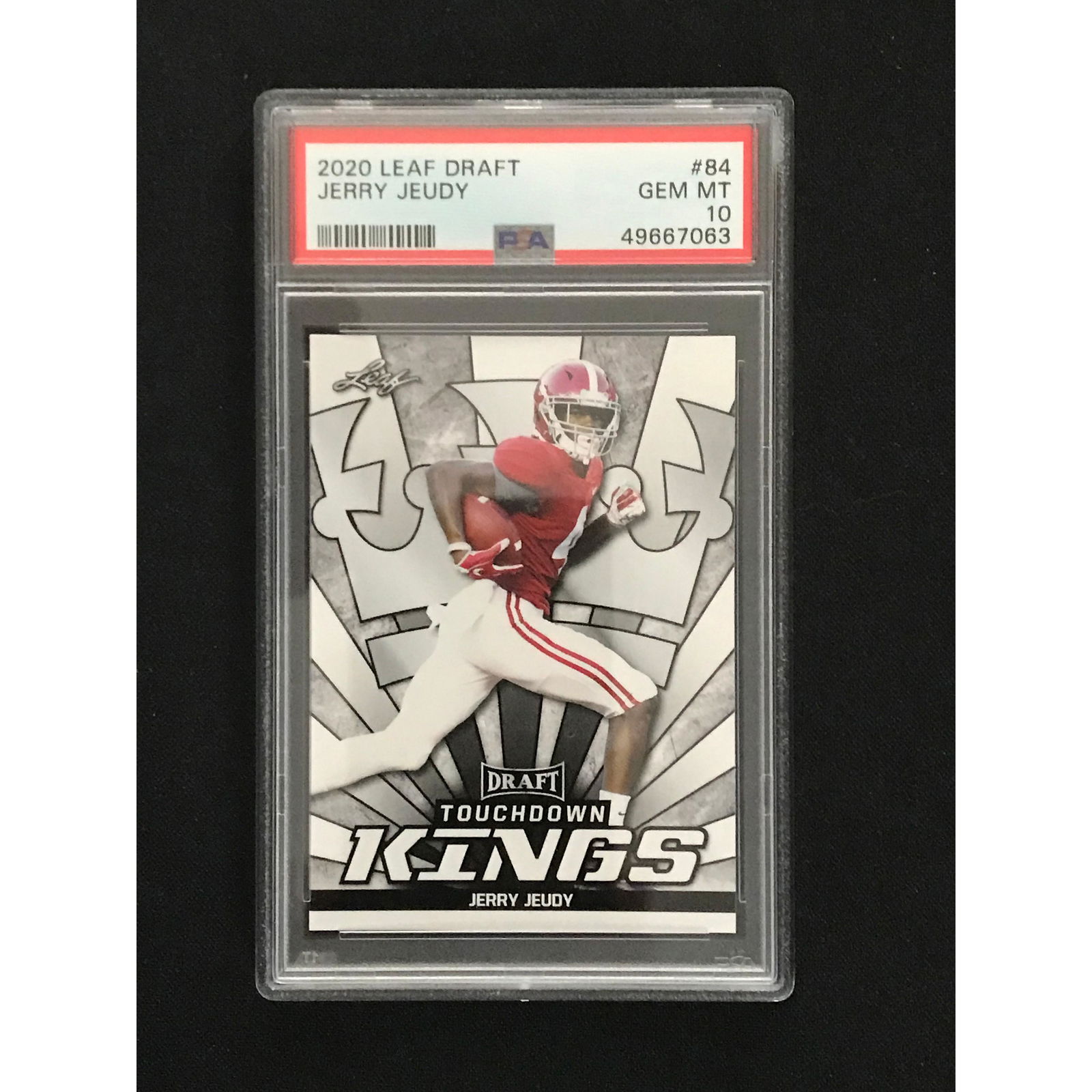 2020 Leaf Draft Jerry Jeudy Rookie Psa 10 (1 of 2)