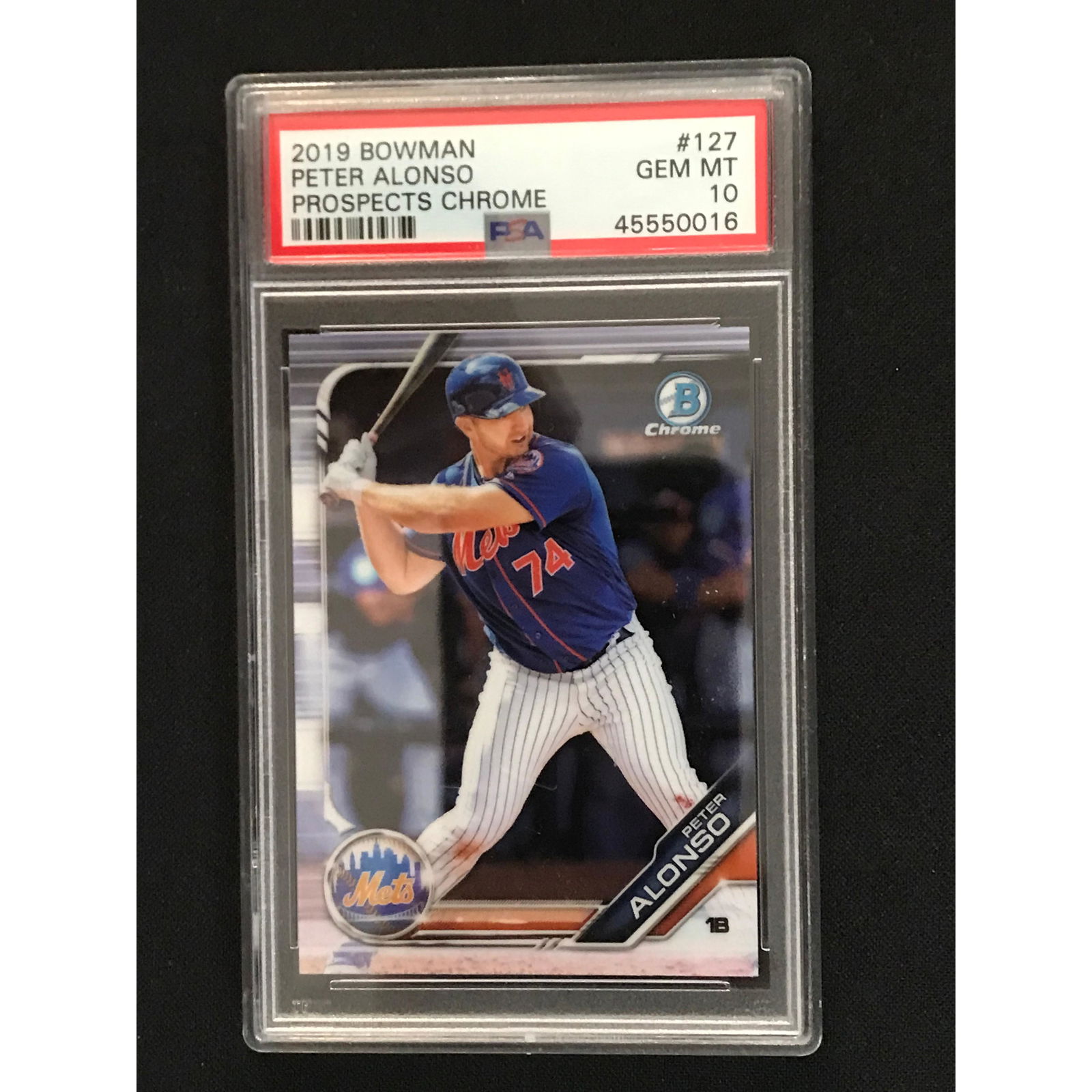 2019 Bowman Chrome Pete Alonso Rookie Psa 10 (1 of 2)