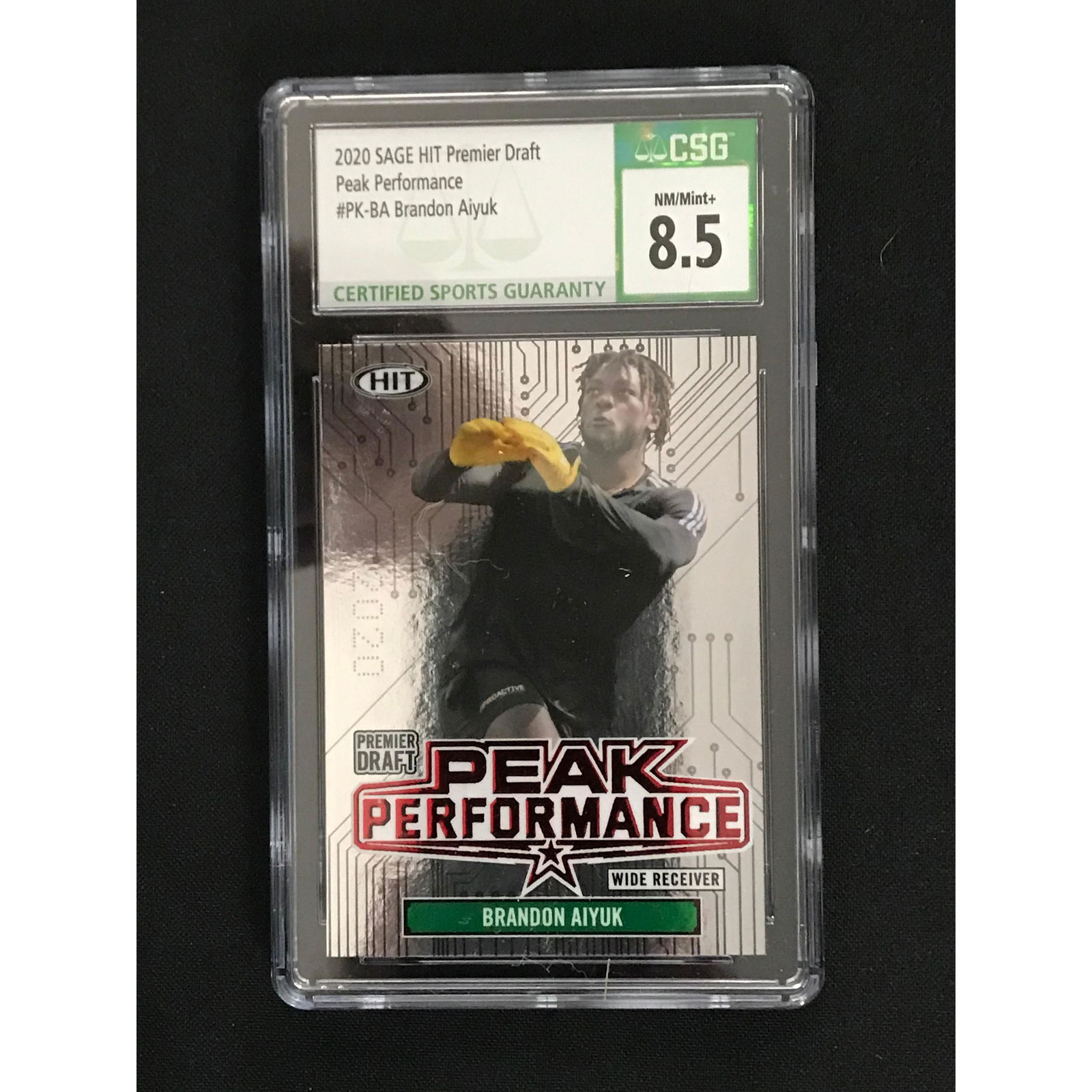 2020 Sage Hit Brandon Aiyuk Rookie Csg 8.5 (1 of 2)