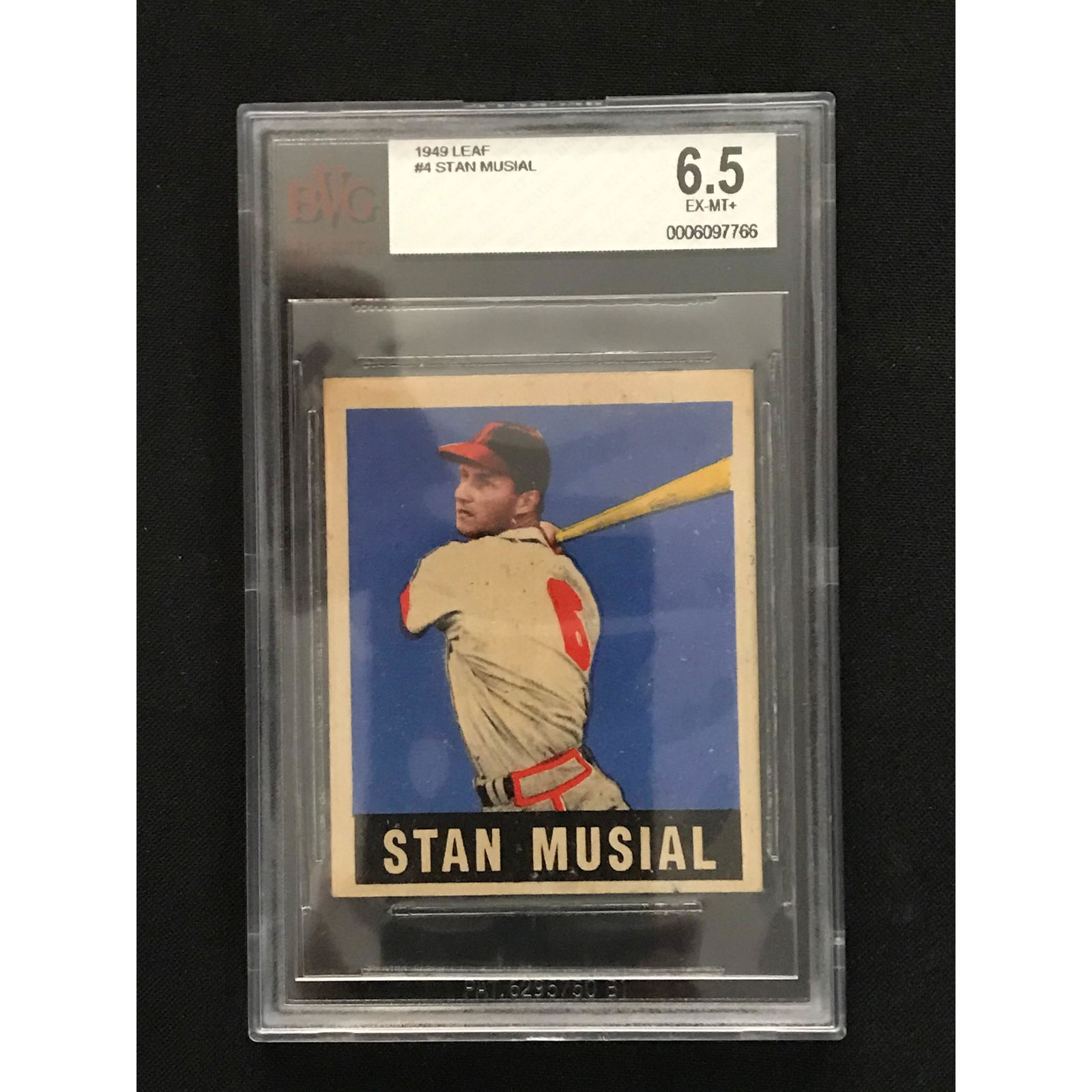1948 Leaf Stan Musial Rookie Card Bvg 6.5 (1 of 2)