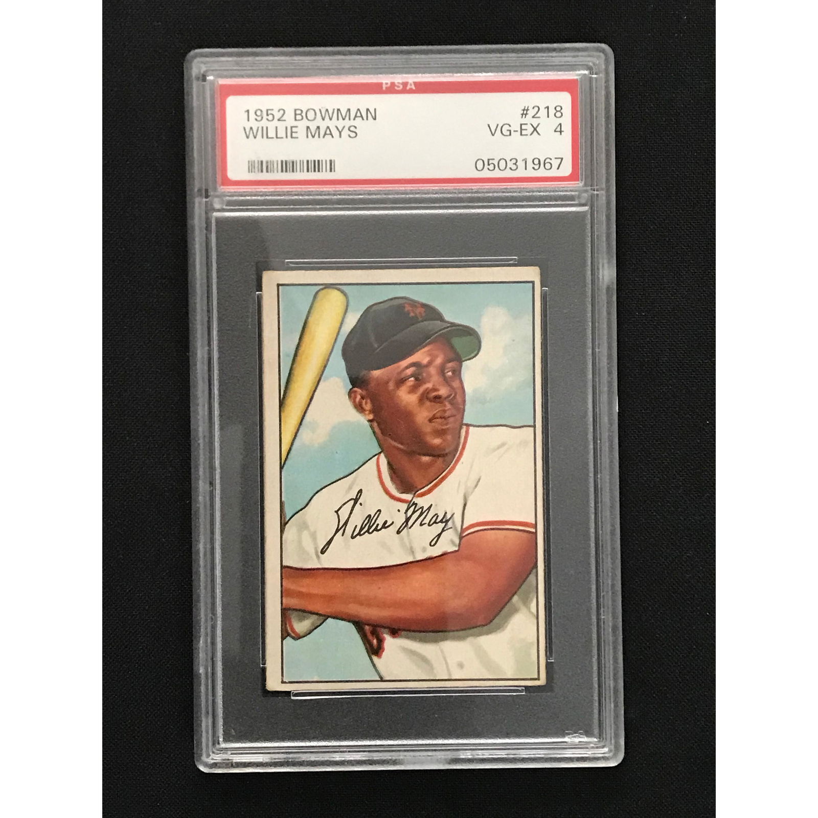 1952 Bowman Willie Mays Psa 4 (1 of 2)