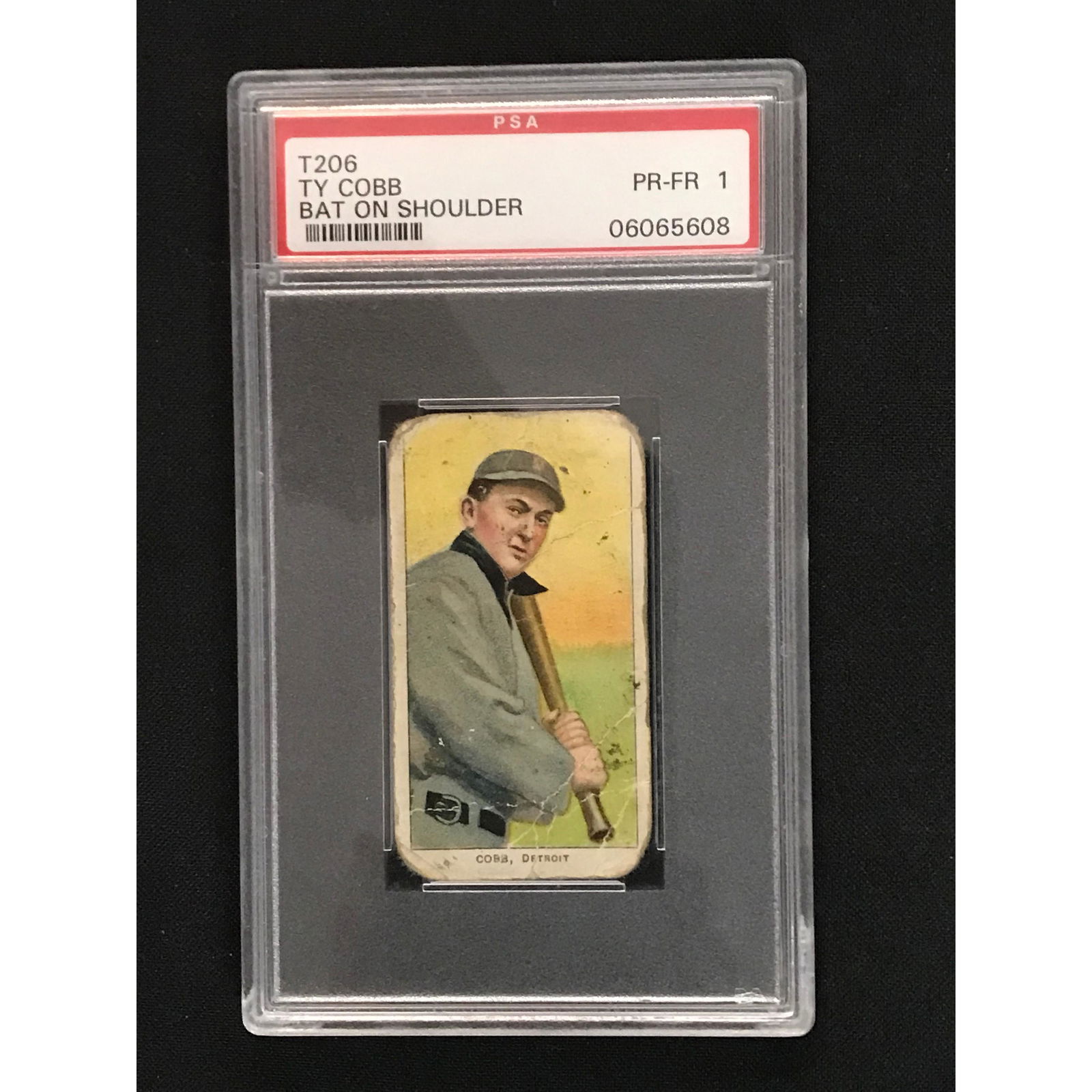 T206 Ty Cobb Bat On Shoulder Psa 1 (1 of 2)