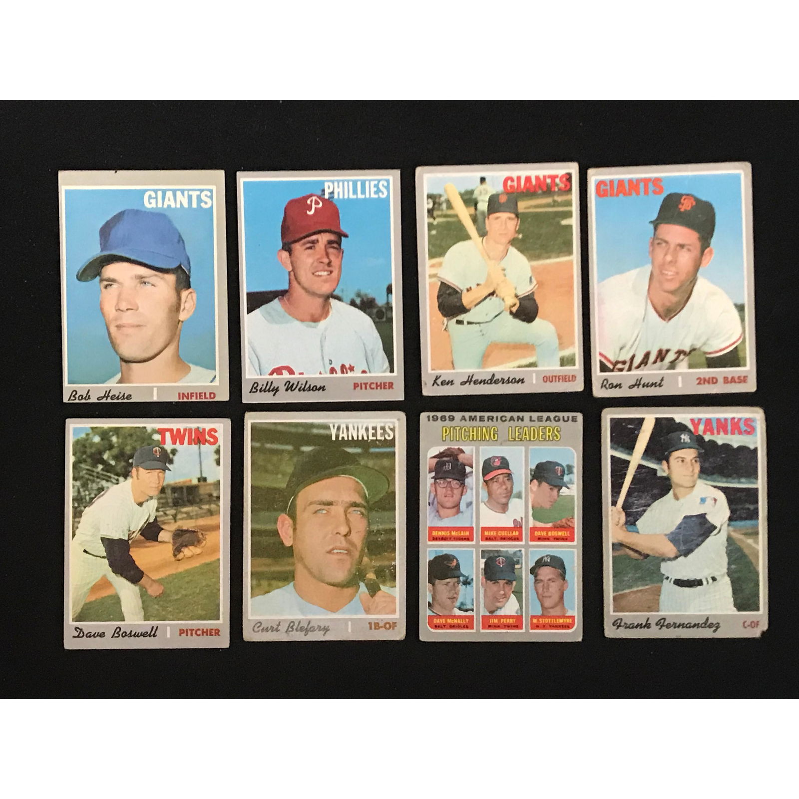 247 1970 Topps Baseball Cards (1 of 2)