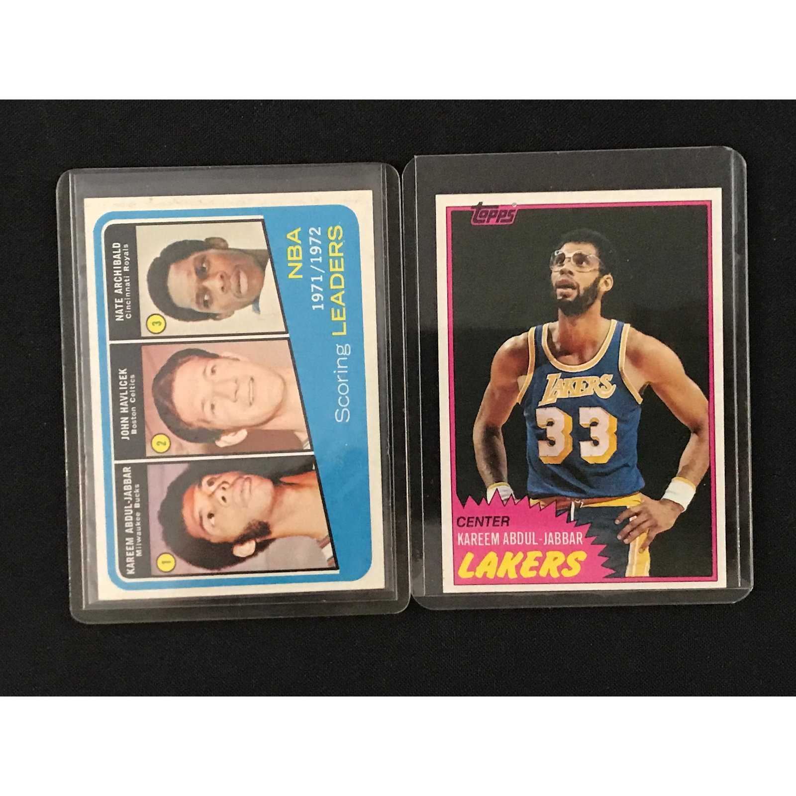 Pair Of Kareem Abdul Jabbar Cards (1 of 2)