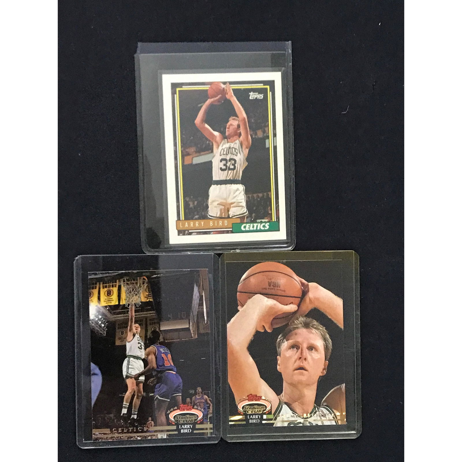 Three Vintage Larry Bird Cards (1 of 2)