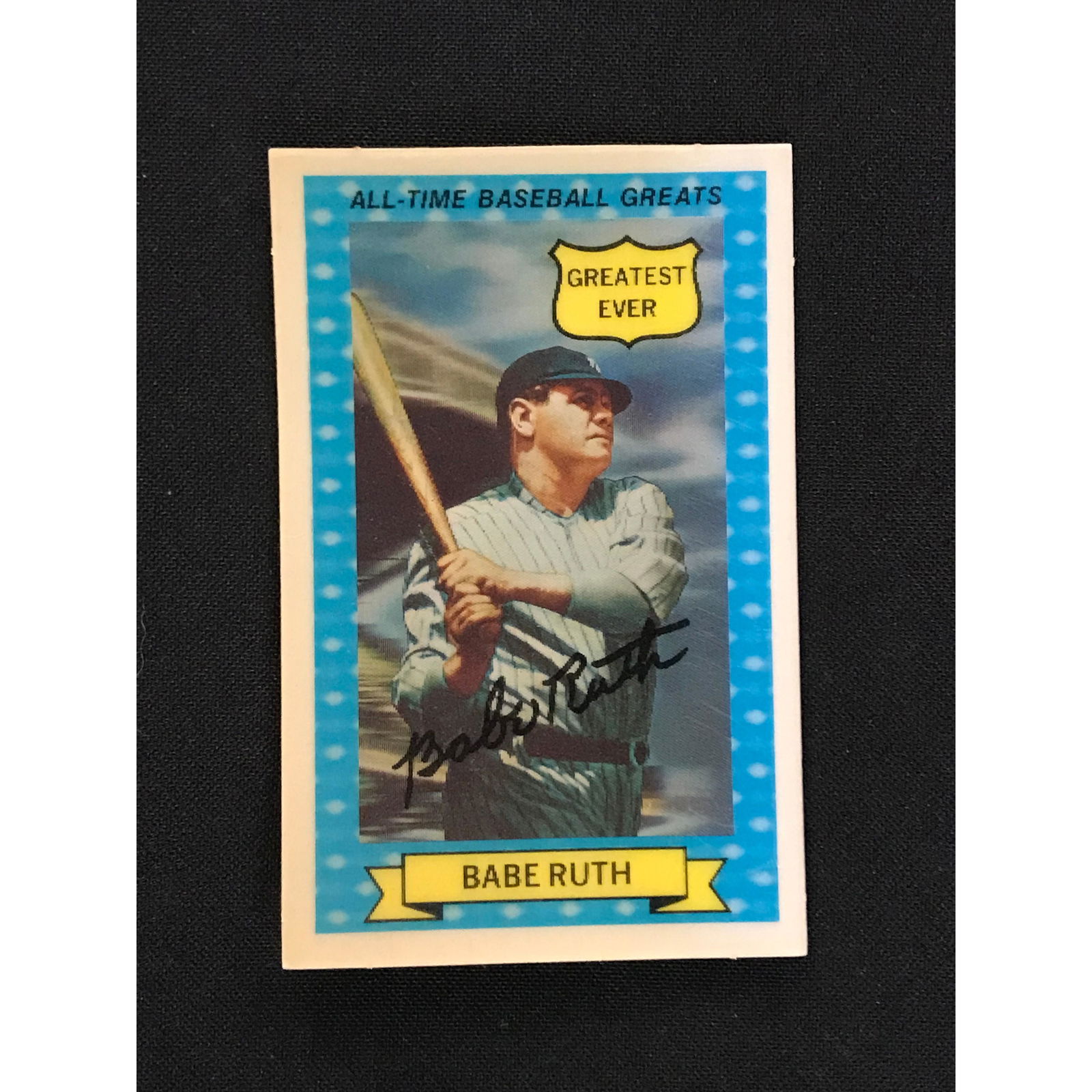 Kellogg's Babe Ruth Card: Kellogg's Babe Ruth Card