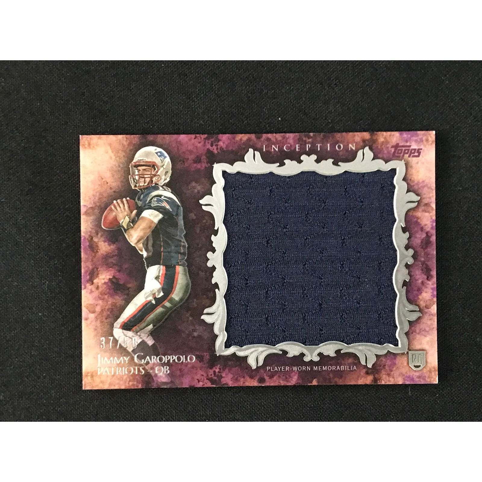 2014 Topps Inception Jimmy Garoppolo Jersey Card (1 of 2)