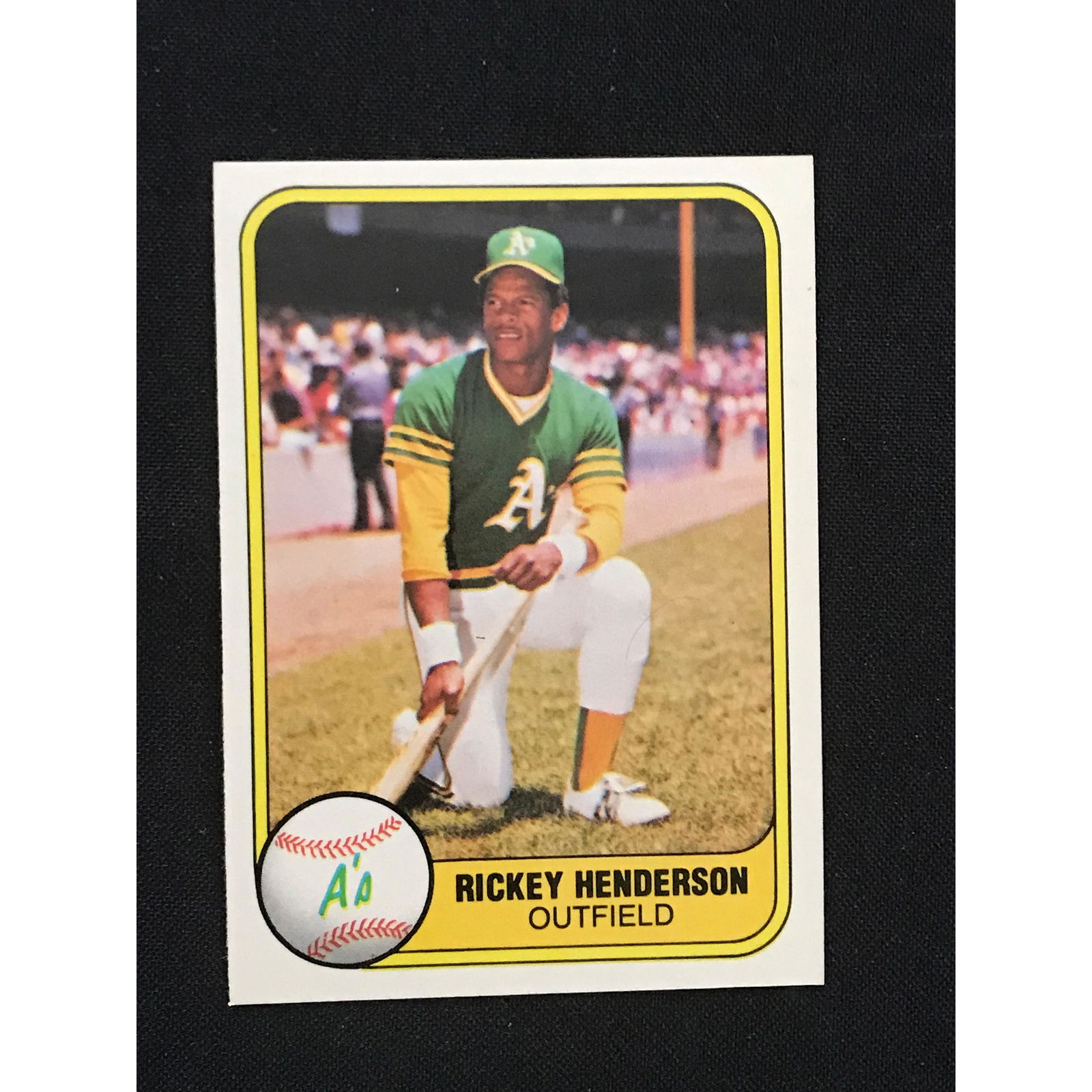 1981 Fleer Rickey Henderson Card Mint (1 of 2)