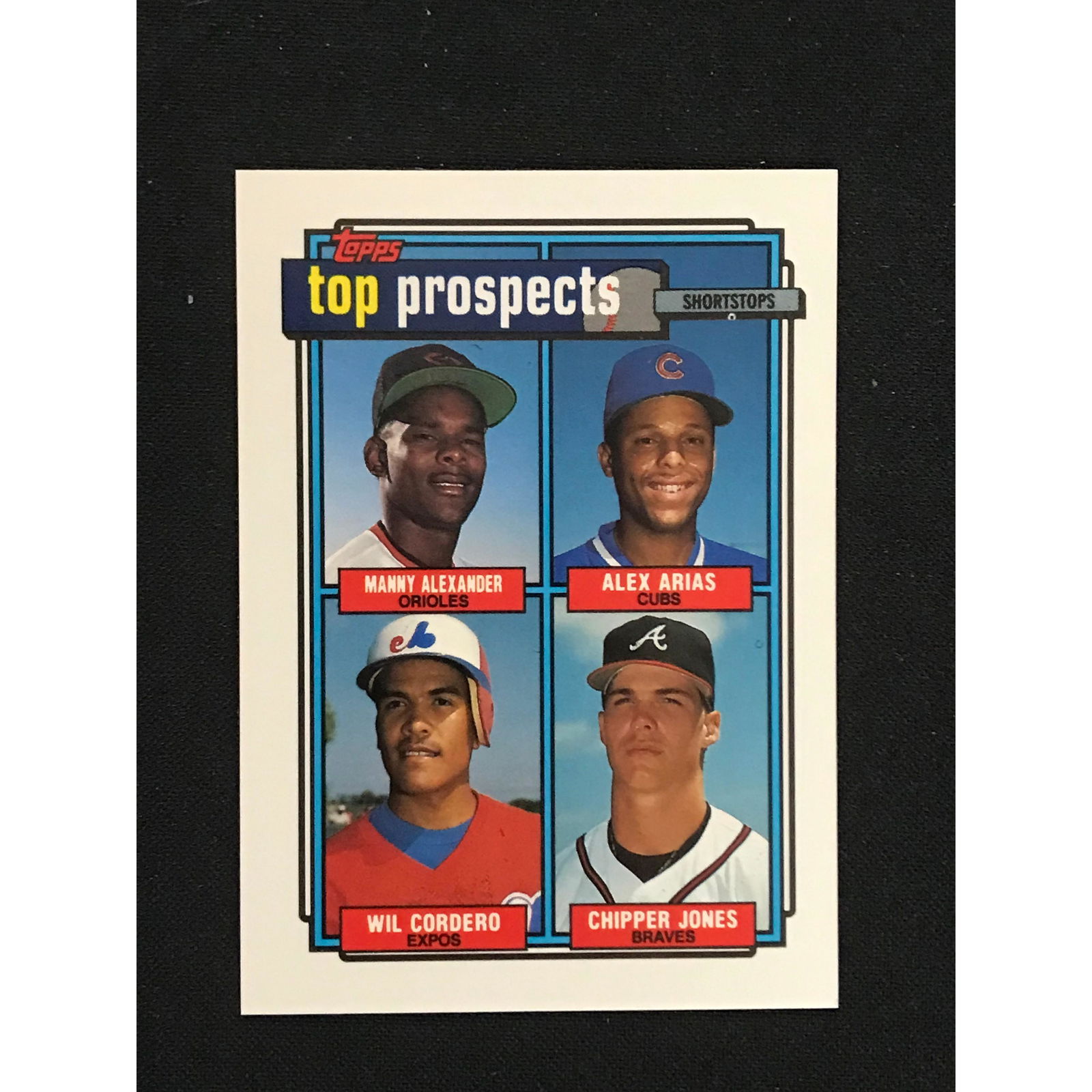 1992 Topps Chipper Jones Rookie Card Mint (1 of 2)