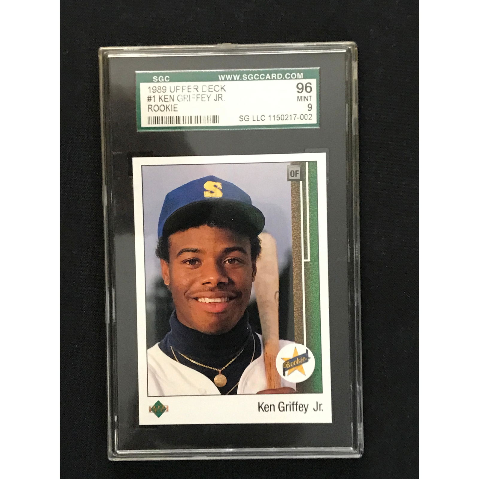 1989 Upper Deck Ken Griffey Jr Rc Sgc 9 Mint (1 of 2)