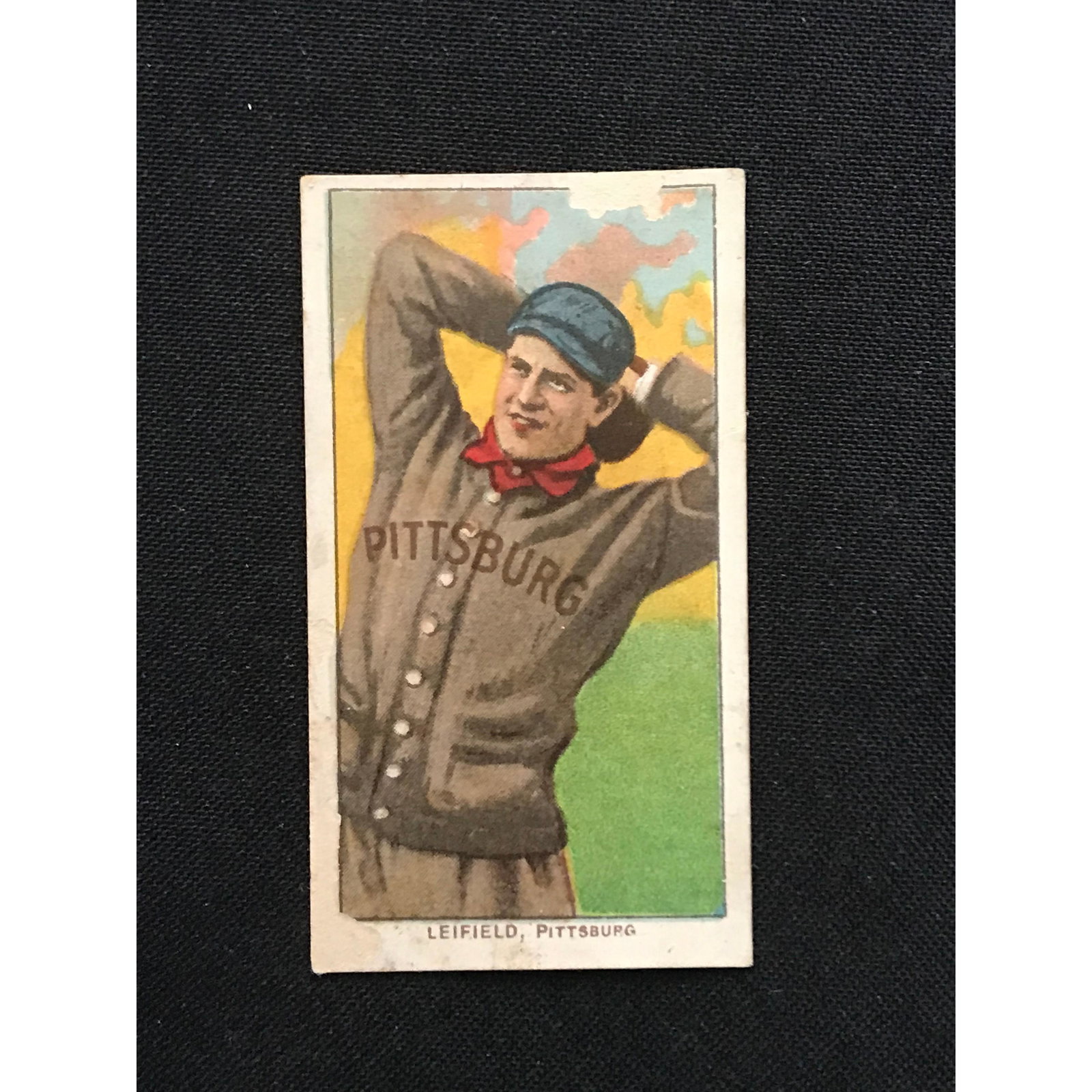 T206 Leifield Sweet Caporal Back: T206 Leifield Sweet Caporal Back