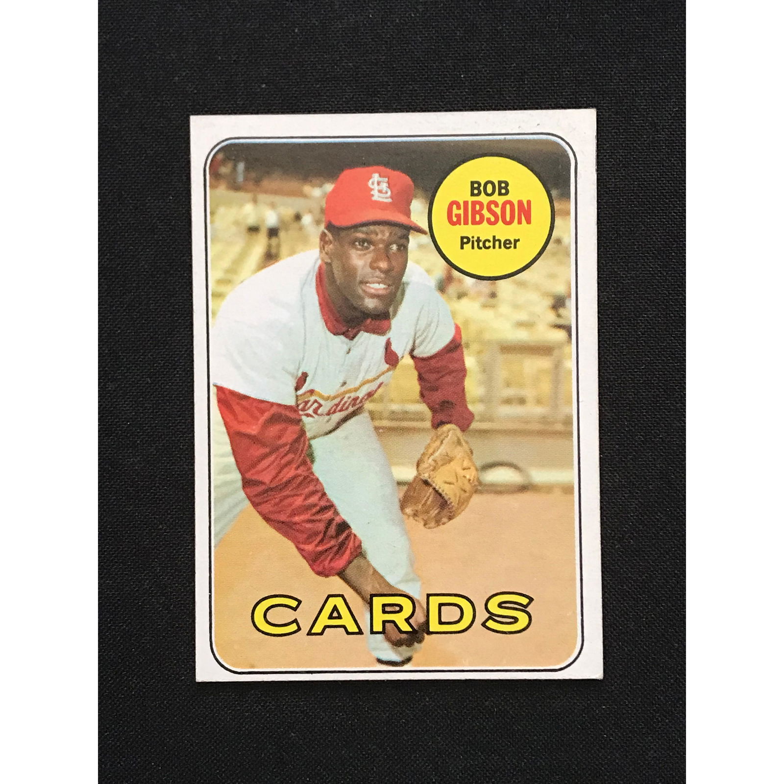 1969 Topps Bob Gibson Card (1 of 2)