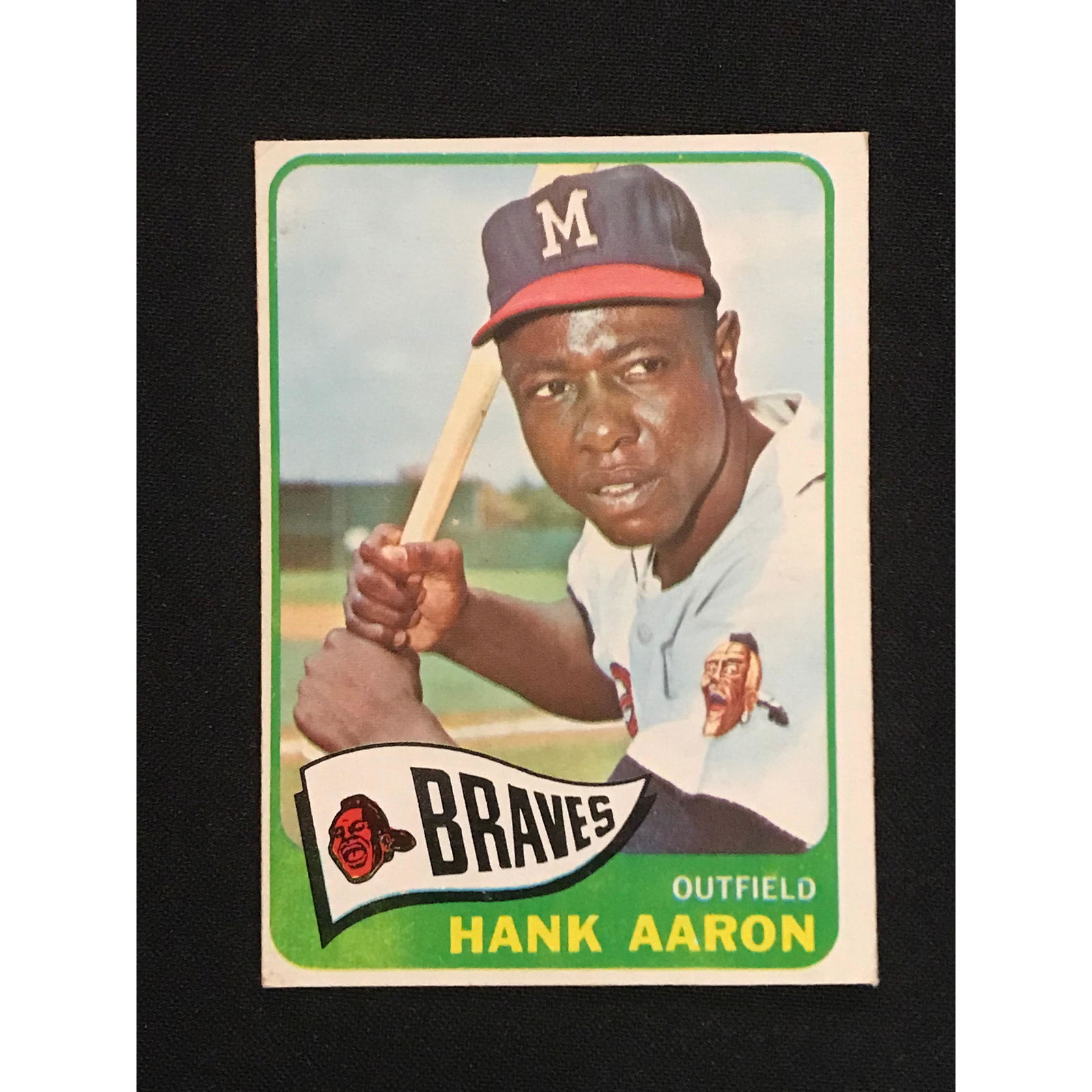 1965 Topps Hank Aaron No Creases (1 of 2)