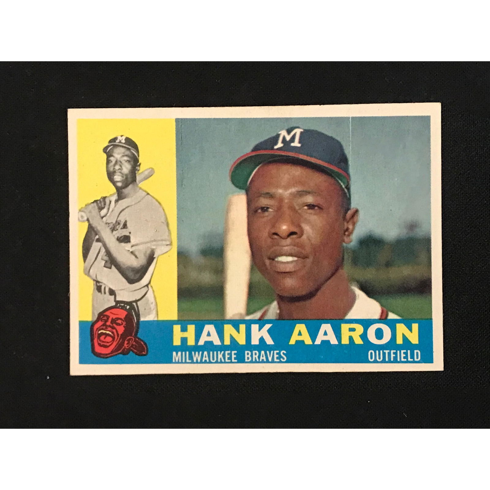 1960 Topps Hank Aaron Possibly Trimmed (1 of 2)