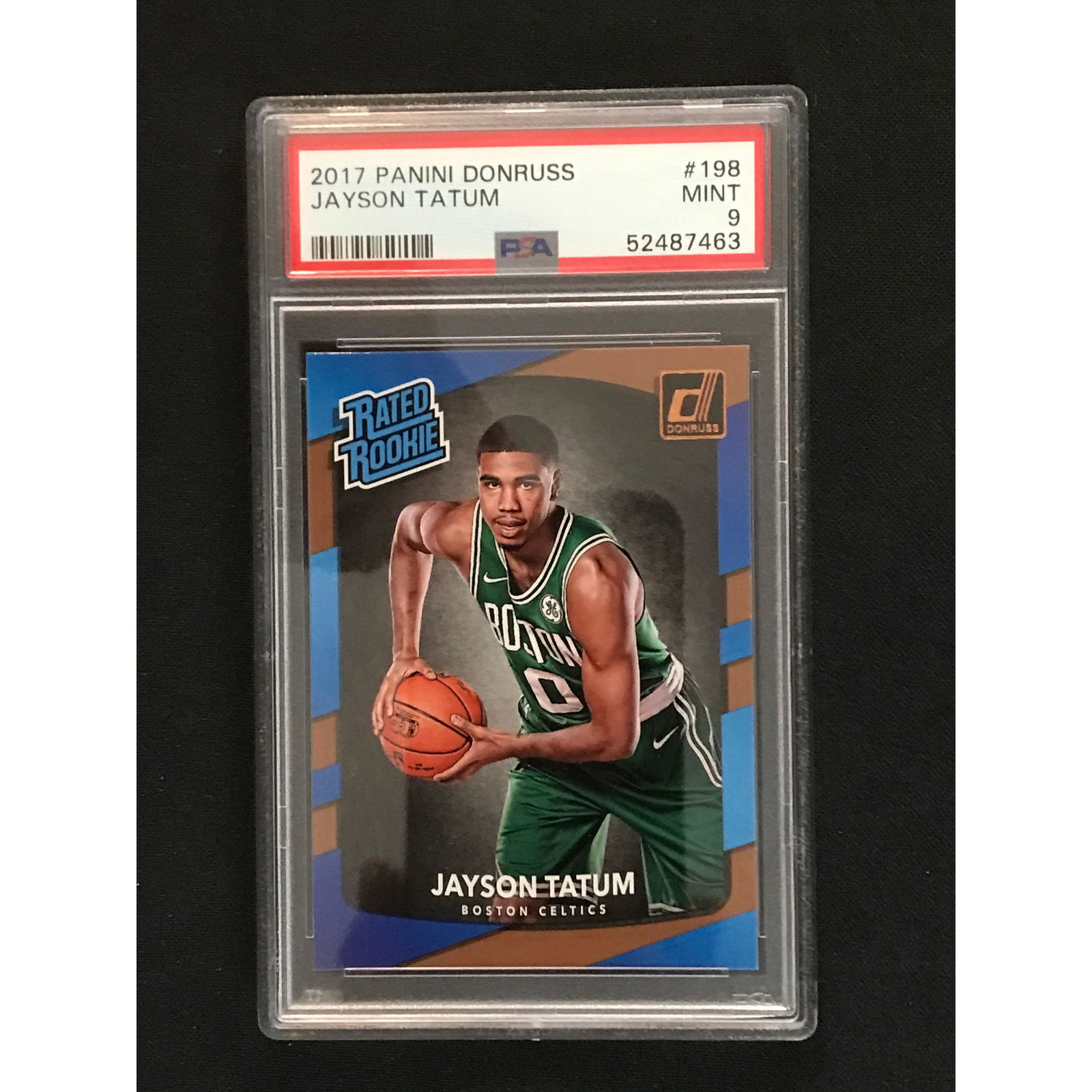 2017 Panini Donruss Jayson Tatum Rookie Psa 9 (1 of 2)