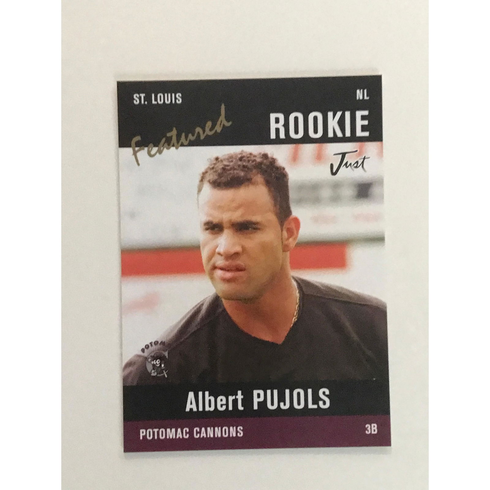 2004 Albert Pujols Minor League Card (1 of 2)