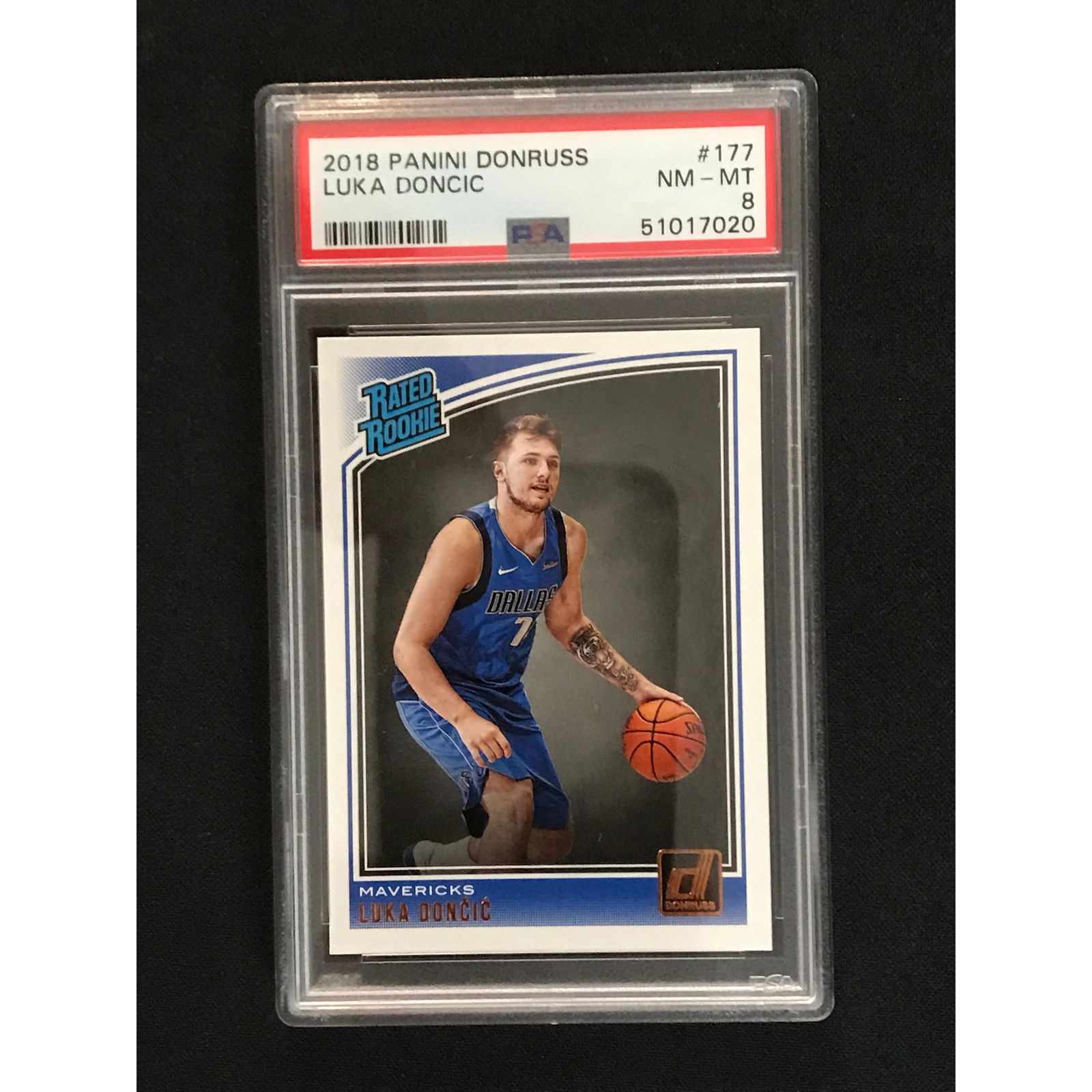 2018 Donruss Luka Doncic Rookie Psa 8 (1 of 2)