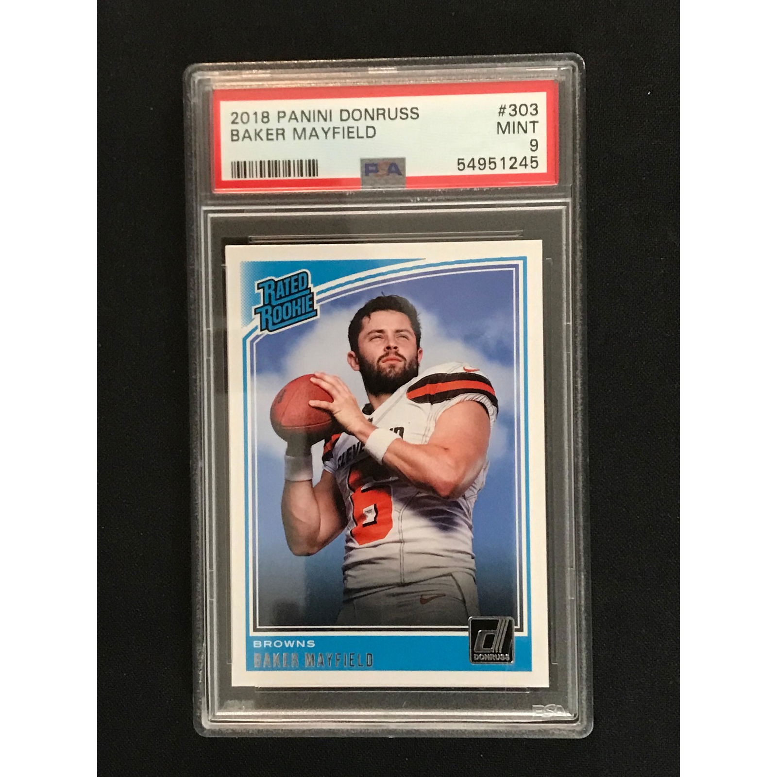 2018 Panini Donruss Baker Mayfield Rookie Psa 9 (1 of 2)