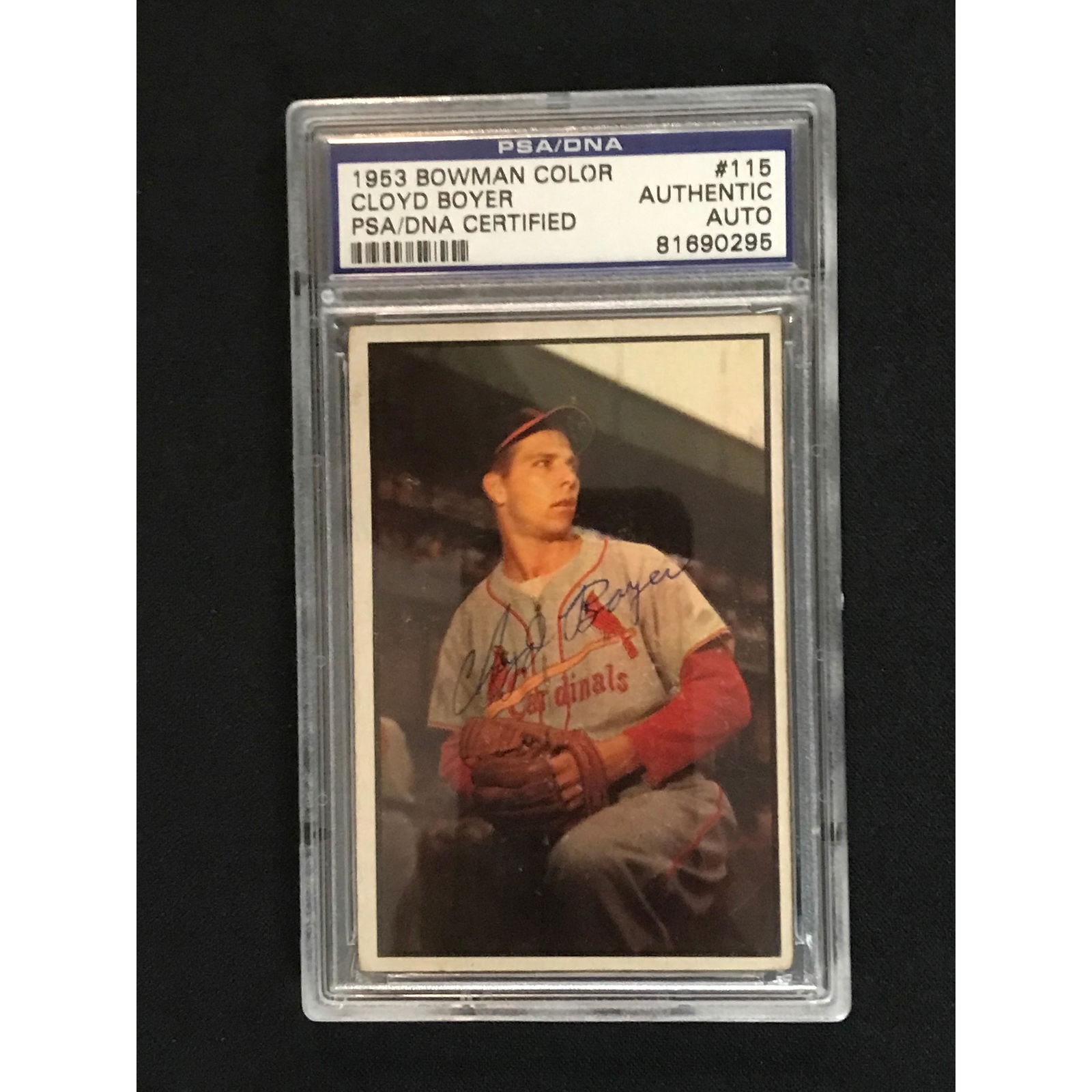 1953 Bowman Color Cloyd Boyer Auto Psa Dna (1 of 2)