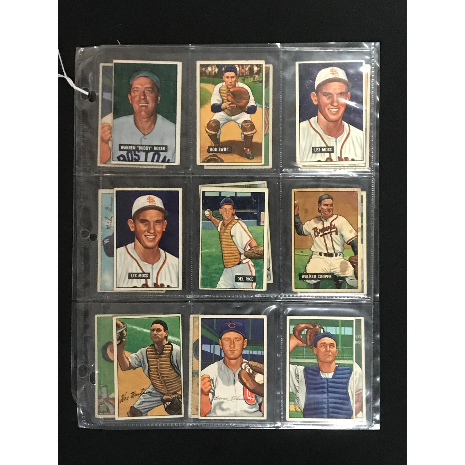18 1951/1952 Bowman Baseball Cards (1 of 4)