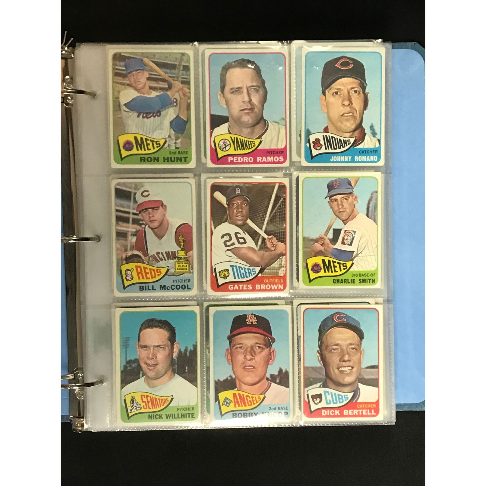 288 Different 1965 Topps Baseball Cards (1 of 15)