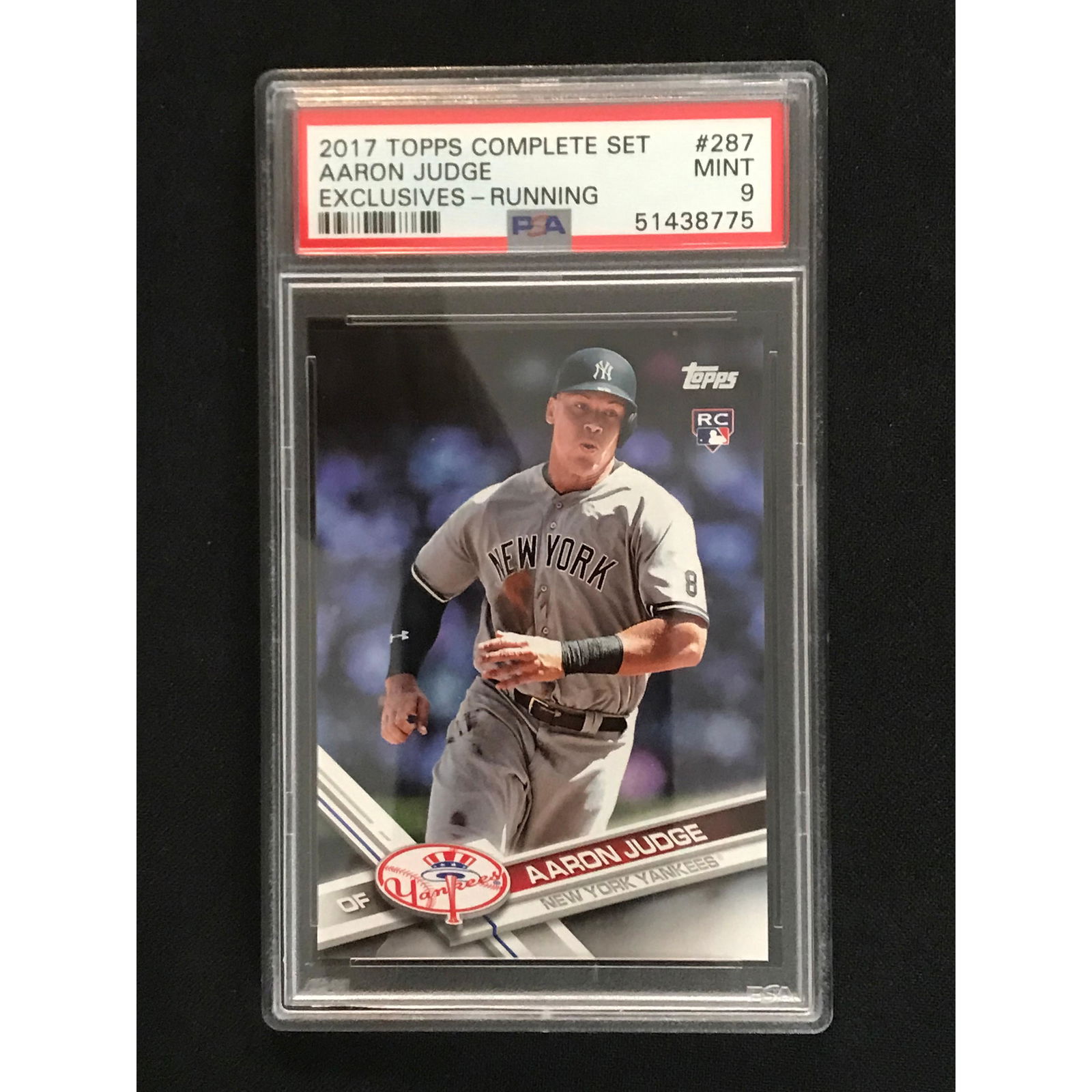 2017 Topps Aaron Judge Rookie Card Psa 9 (1 of 2)