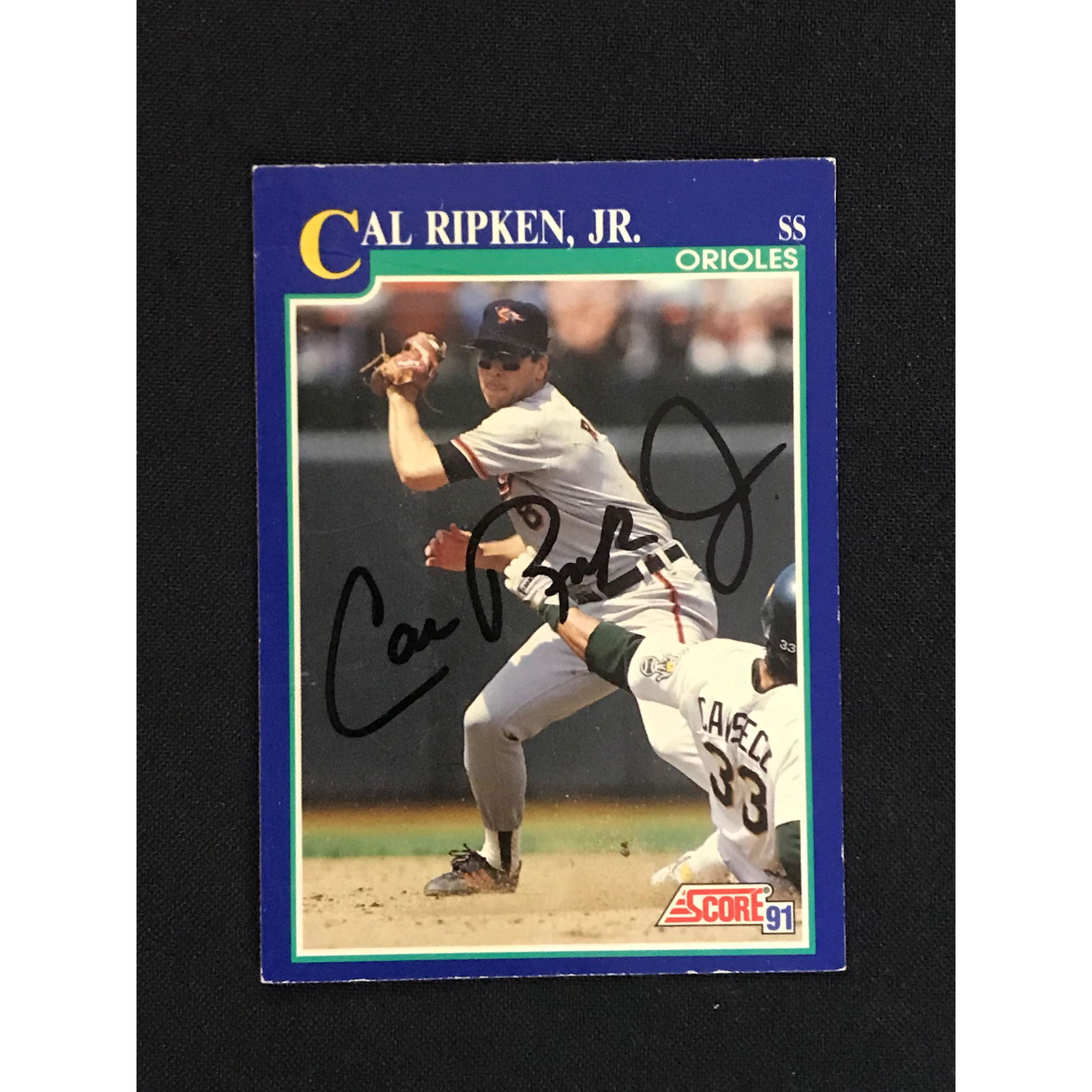 1991 Score Cal Ripken Jr. Auto (1 of 2)