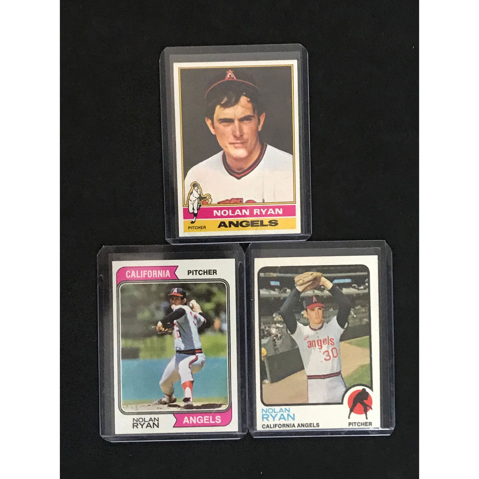 Three Vintage Nolan Ryan Cards (1 of 2)