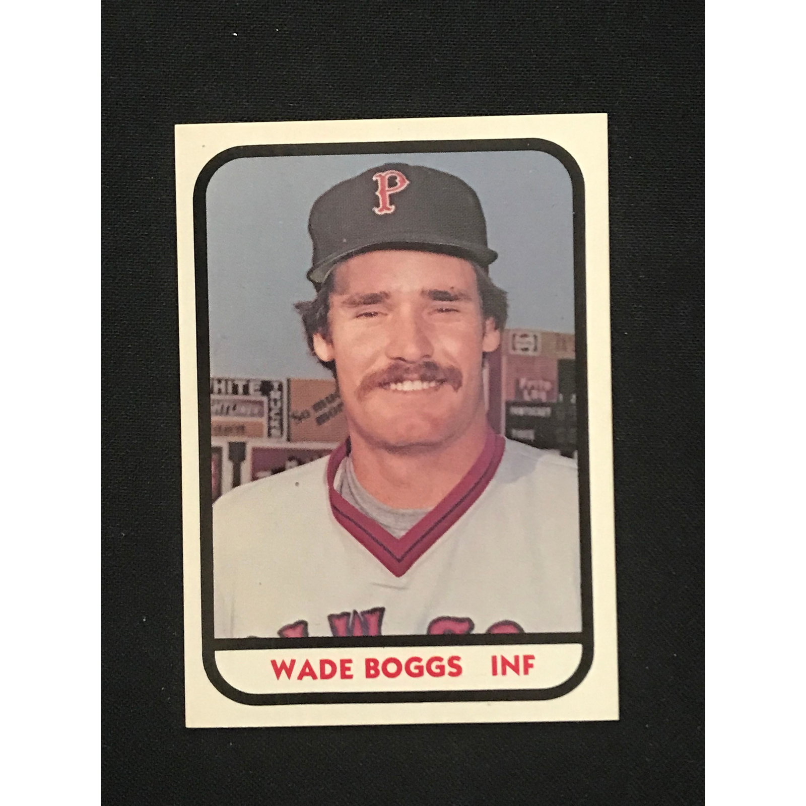 1981 Tcma Wade Boggs Minor League Rookie: 1981 Tcma Wade Boggs Minor League Rookie