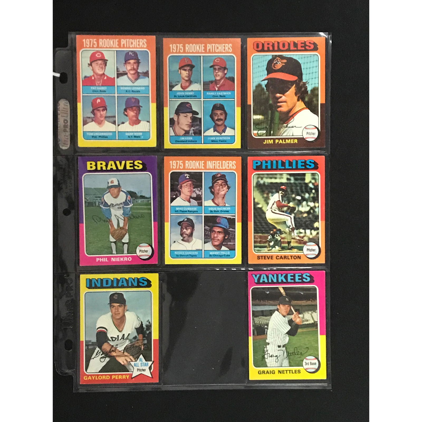 8 1975 Topps Baseball Stars/hof (1 of 2)