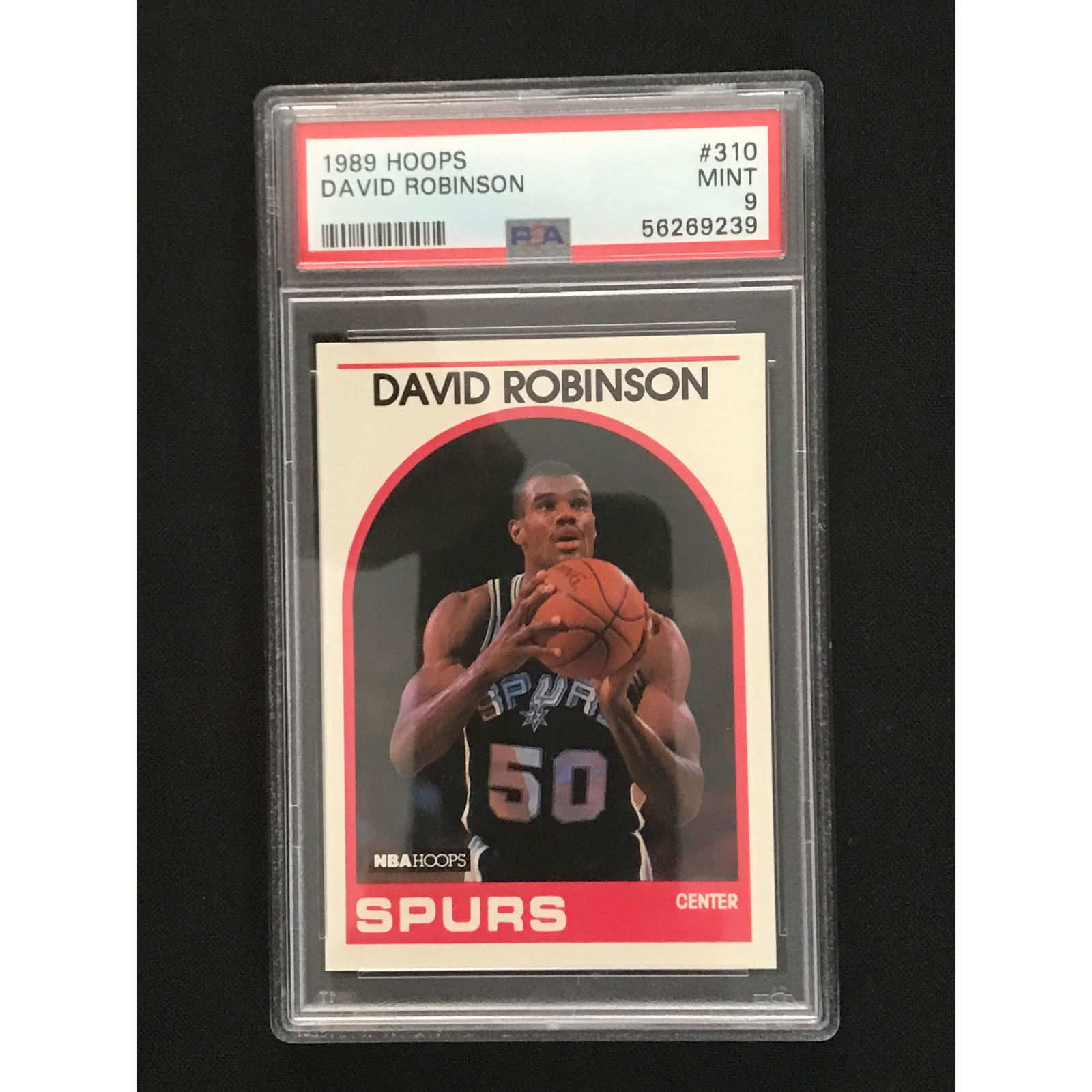 1989 Hoops David Robinson Rookie Card Psa 9 (1 of 2)