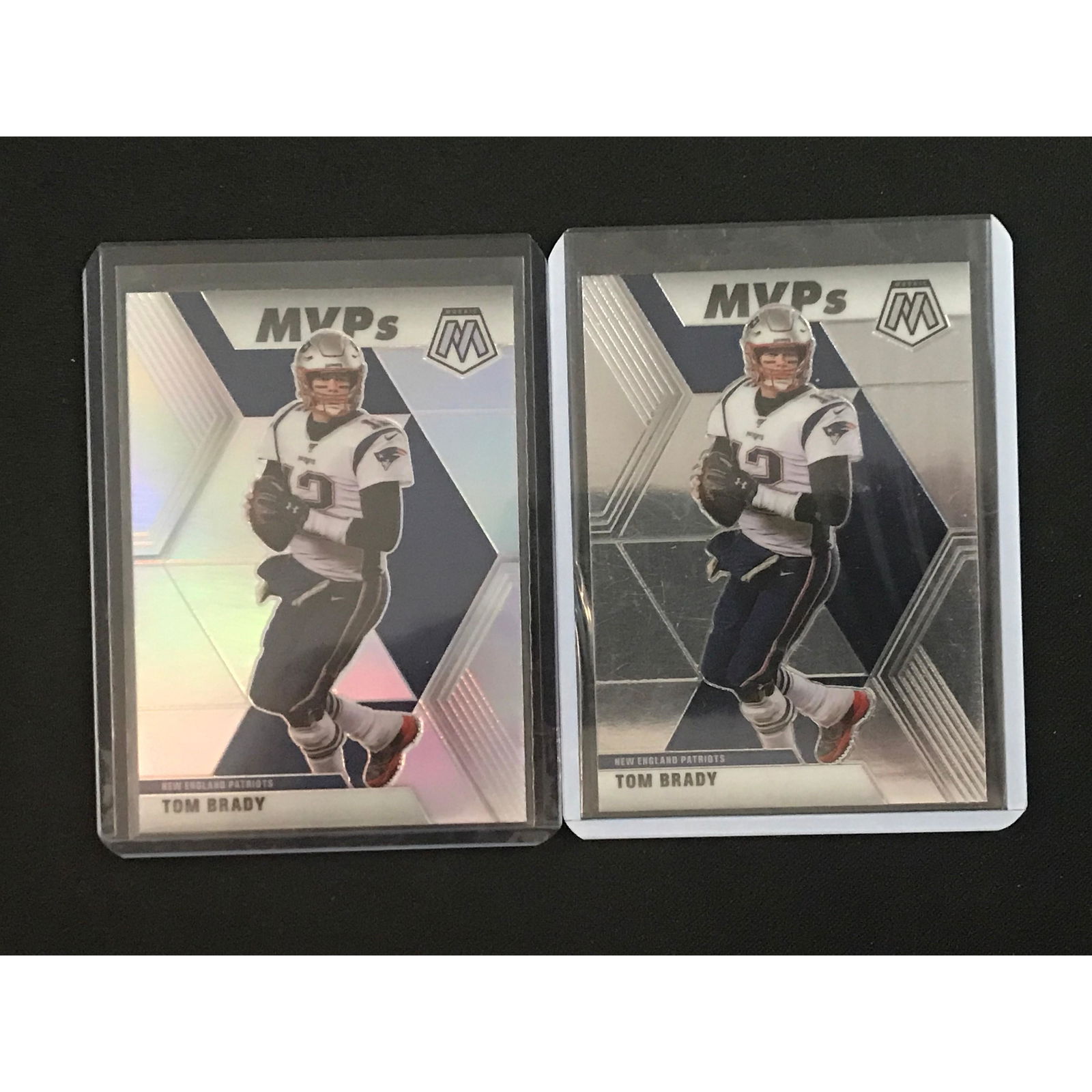 (2)2020 Panini Mosaic Tom Brady Mvp Silver/base (1 of 2)