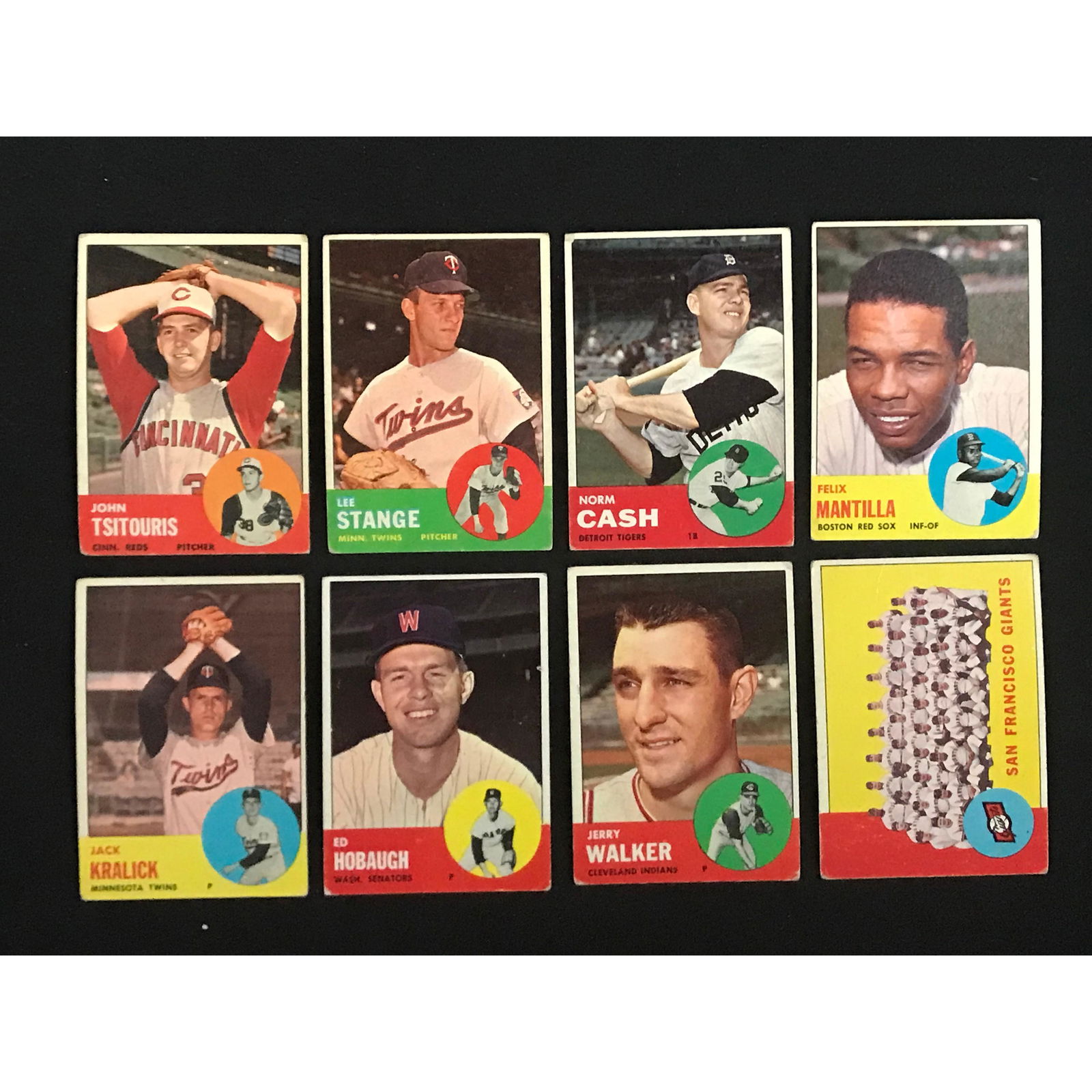 Over 200 1963 Topps Baseball Cards (1 of 2)