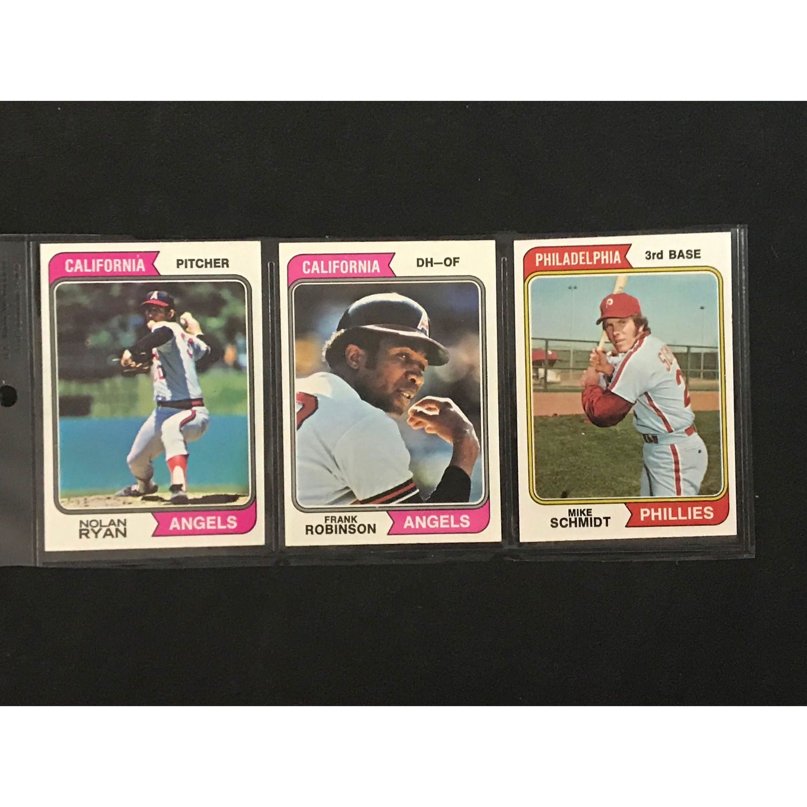 Three 1974 Topps Baseball Hall Of Famers (1 of 2)