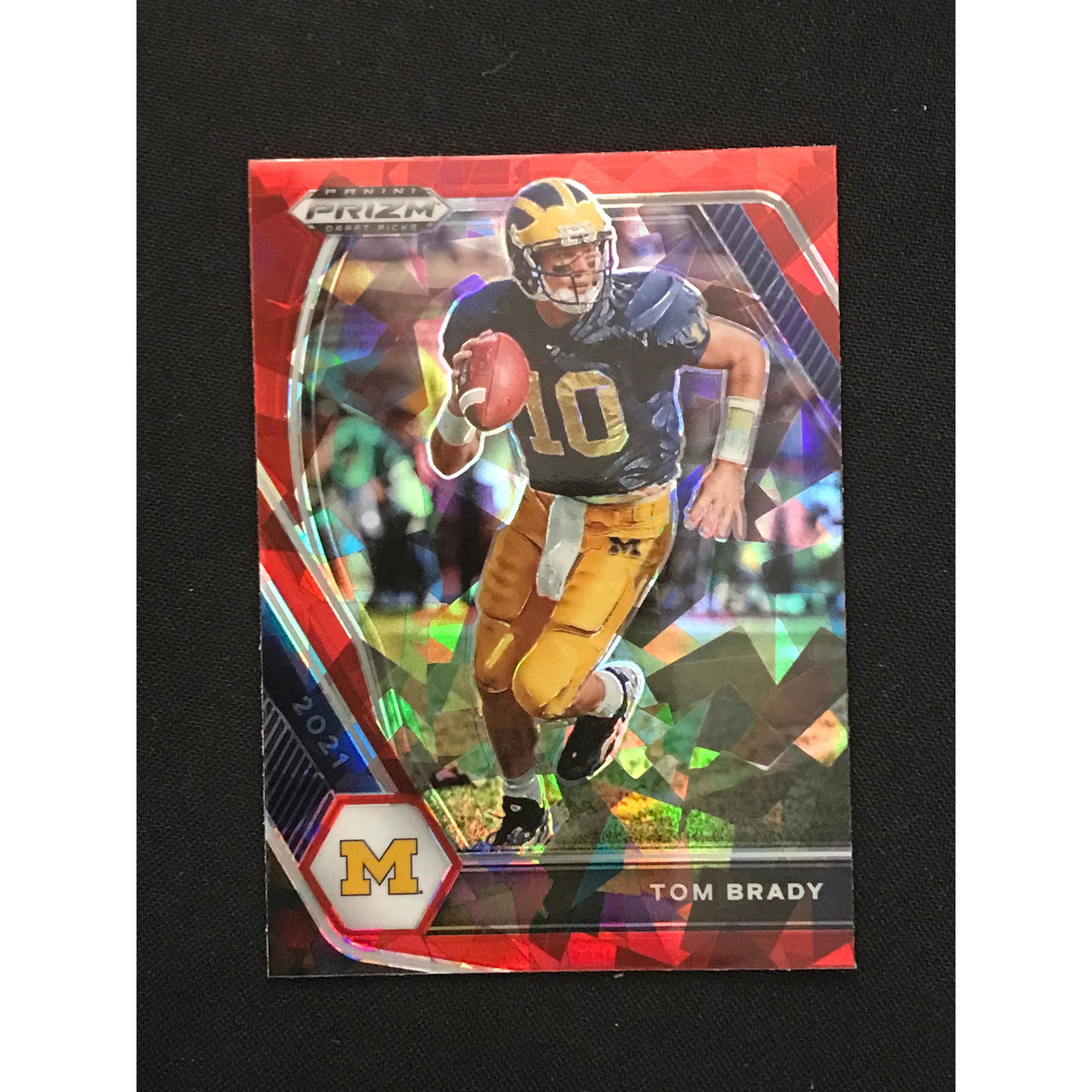 2021 Prizm Red Cracked Ice Tom Brady (1 of 2)