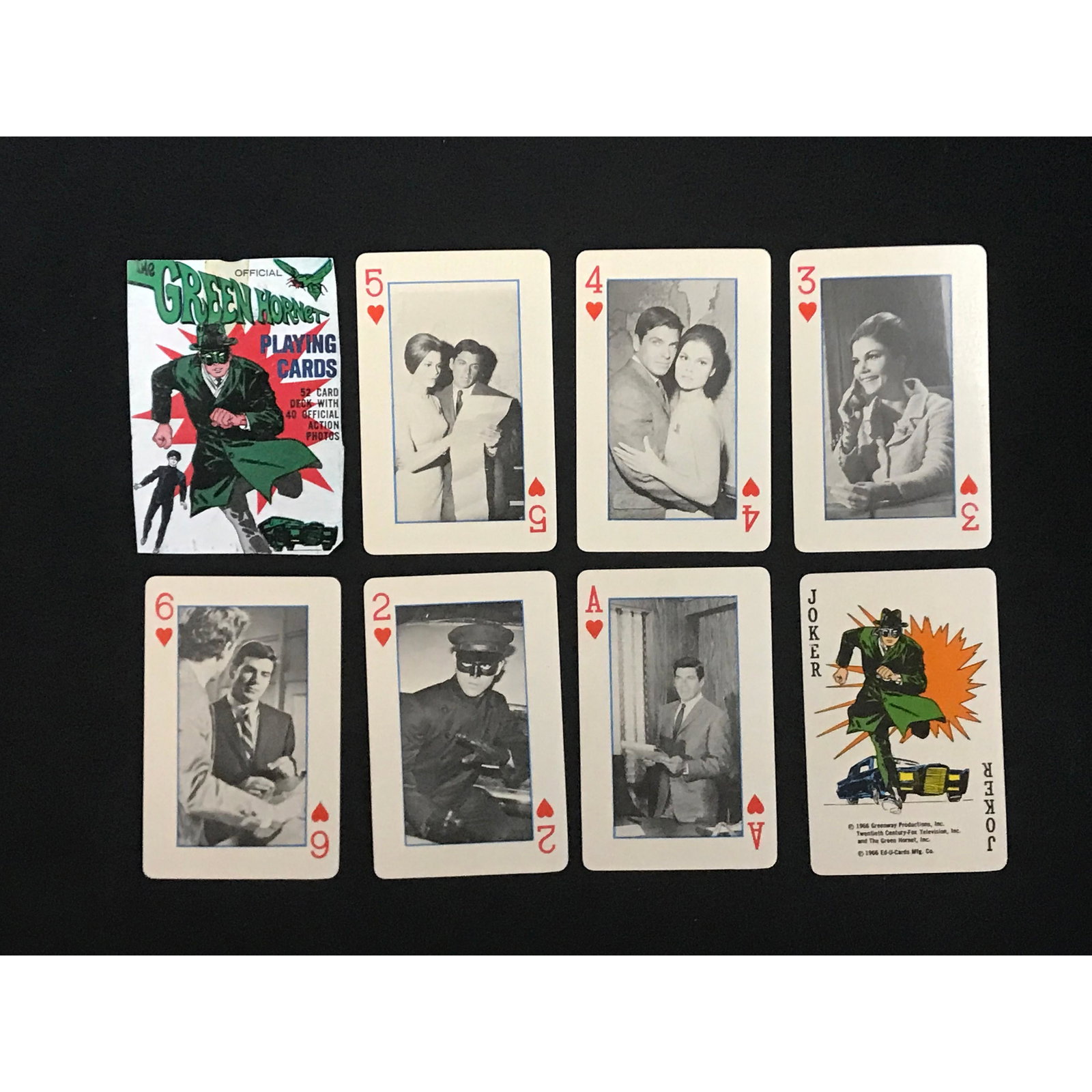 Three Green Hornet Official Playing Card Deck: Three Green Hornet Official Playing Card Deck