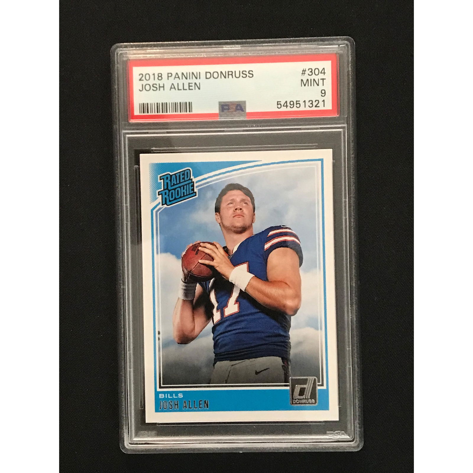 2018 Donruss Josh Allen Rookie Psa 9 (1 of 2)