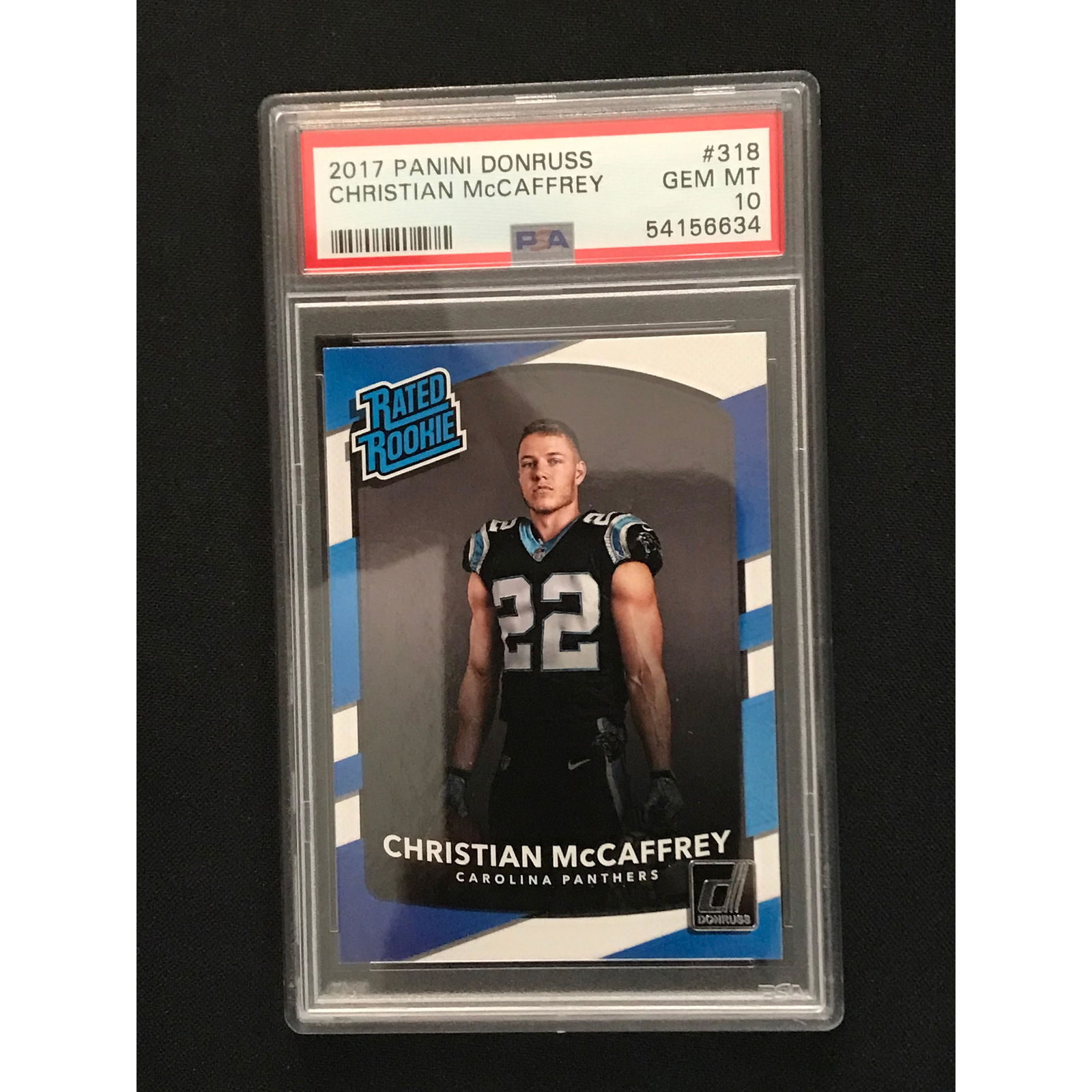 2017 Donruss Christian Mccaffrey Rookie Psa 10 (1 of 2)