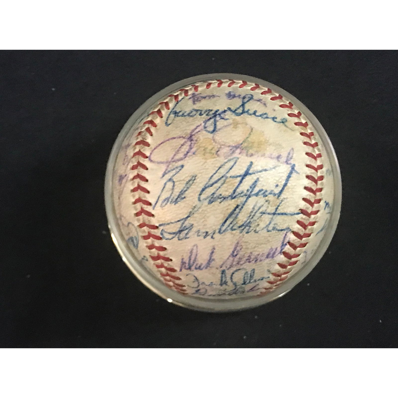 1955 Red Sox Signed Baseball With Ted Williams (1 of 5)
