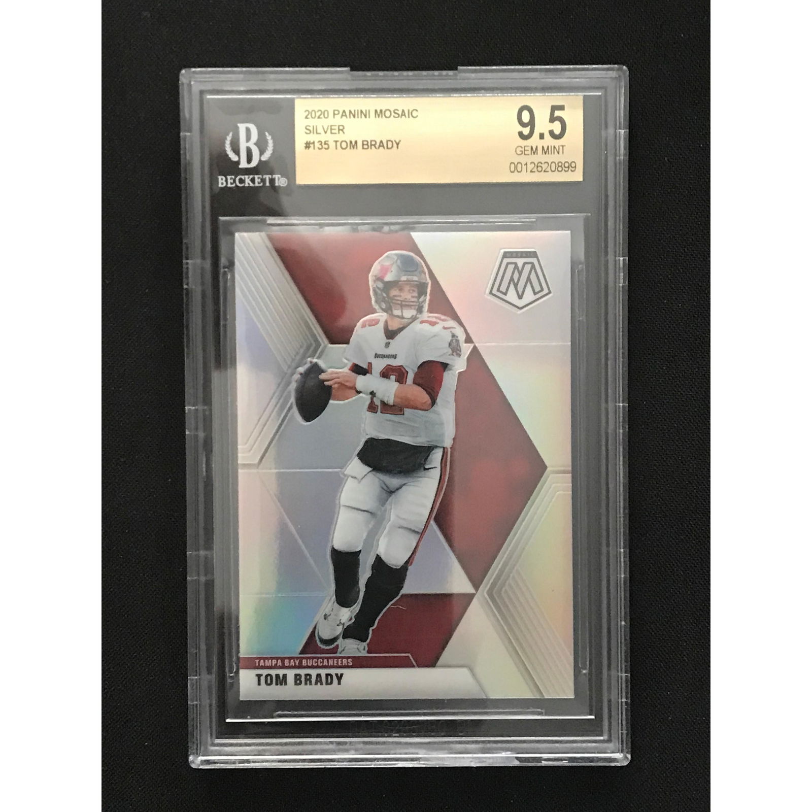 2020 Mosaic Silver Tom Brady Bgs 9.5 (1 of 2)