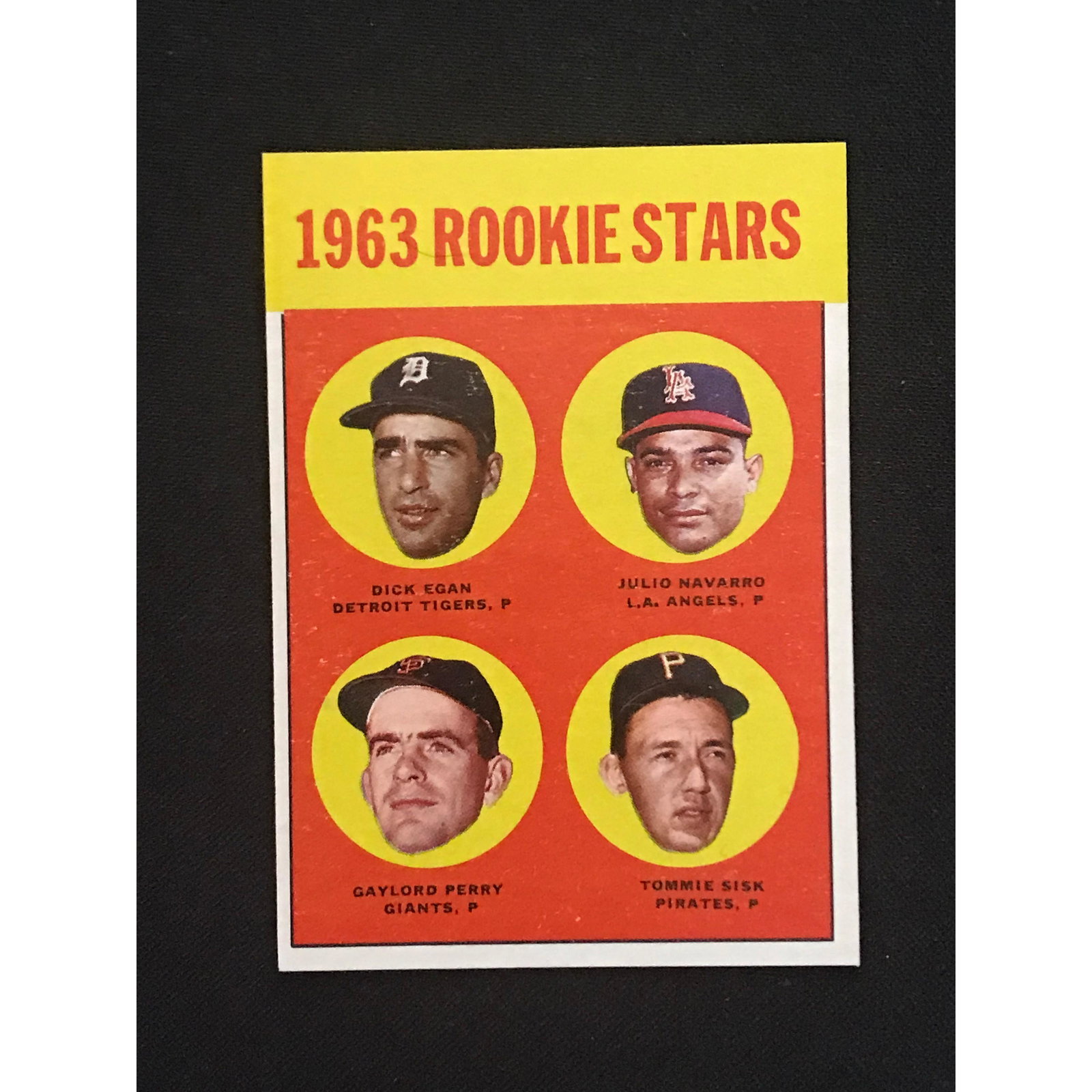 1963 Topps Gyalord Perry Rookie Near Mint: 1963 Topps Gyalord Perry Rookie Near Mint
