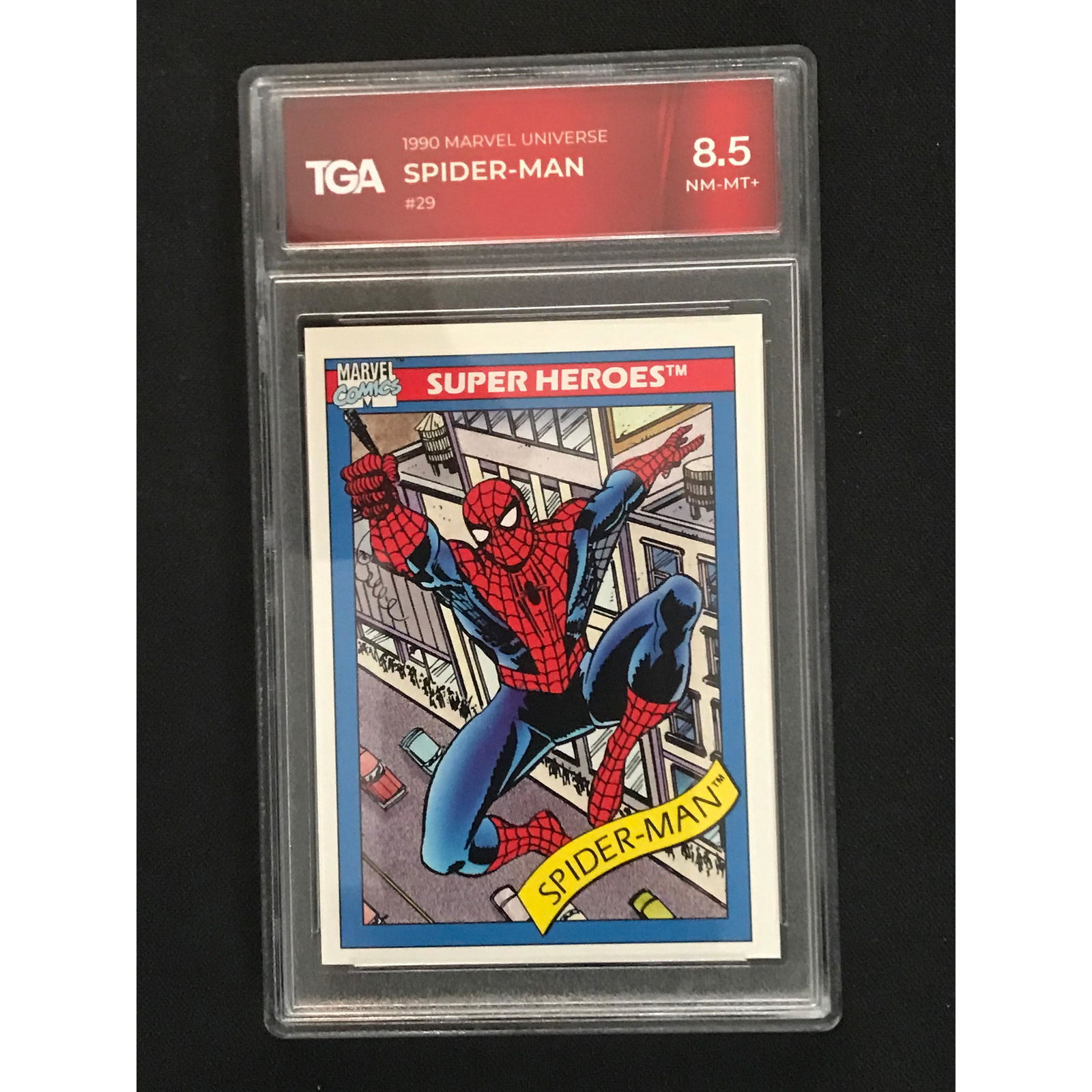 1990 Marvel Universe Spider Man Tga 8.5 (1 of 2)