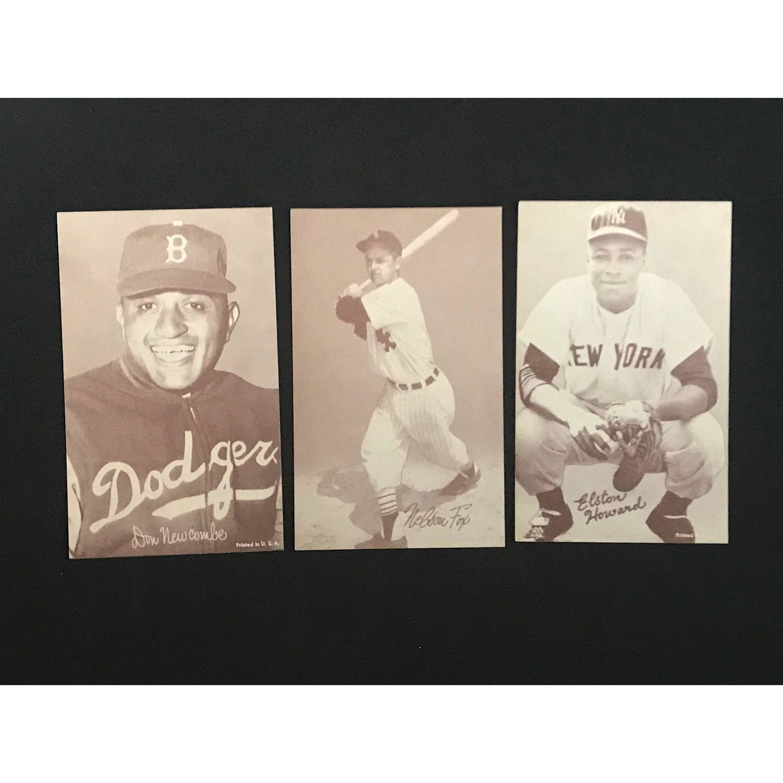 7 1947-1966 Baseball Exhibit Cards (1 of 6)