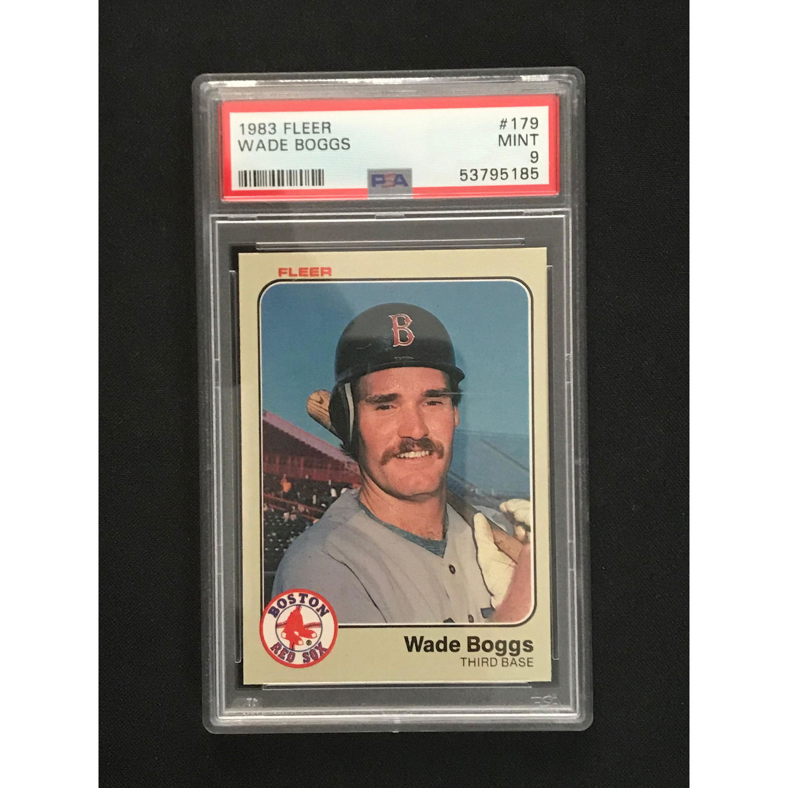 1983 Fleer Wade Boggs Rookie Psa 9 (1 of 2)
