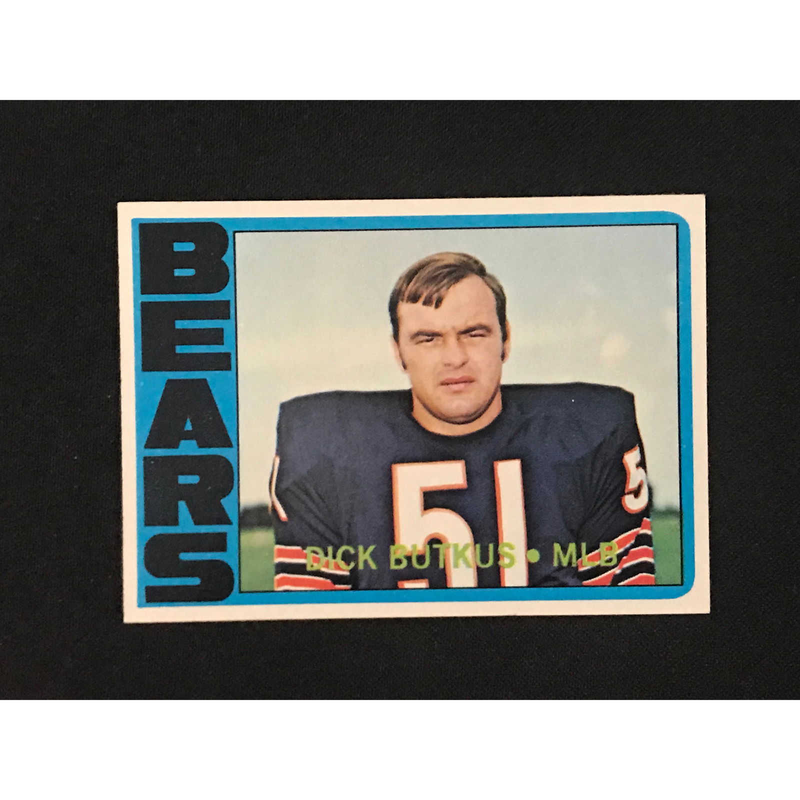 1972 Topps Dick Butkus Hof Near Mint (1 of 2)