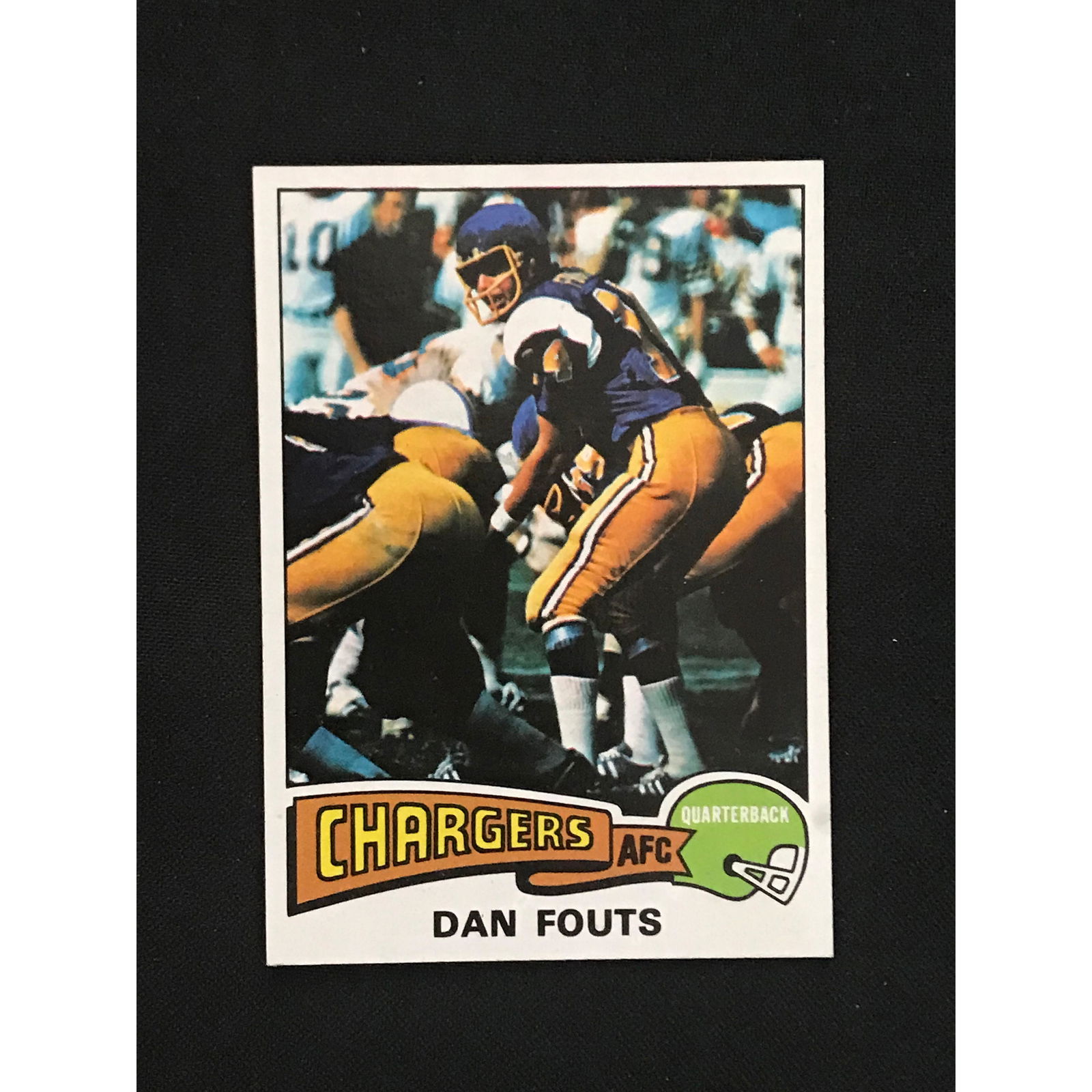 1975 Topps Dan Fouts Rookie Near Mint (1 of 2)